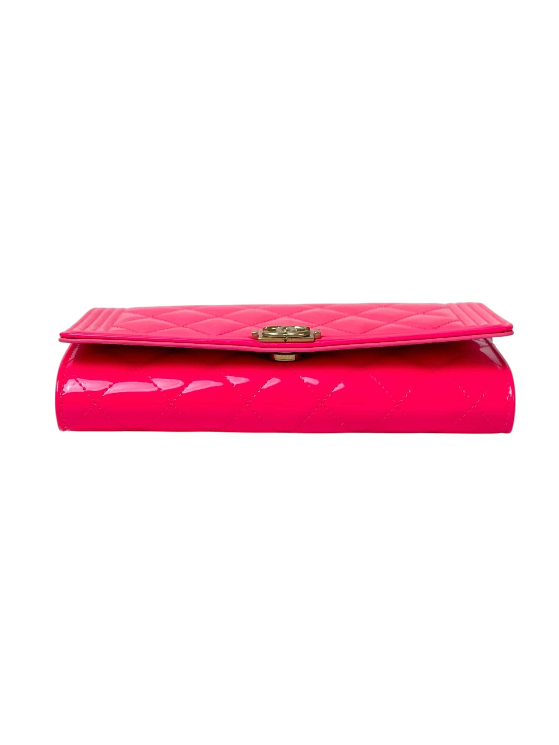 Chanel Hot Pink WOC Chain Bag