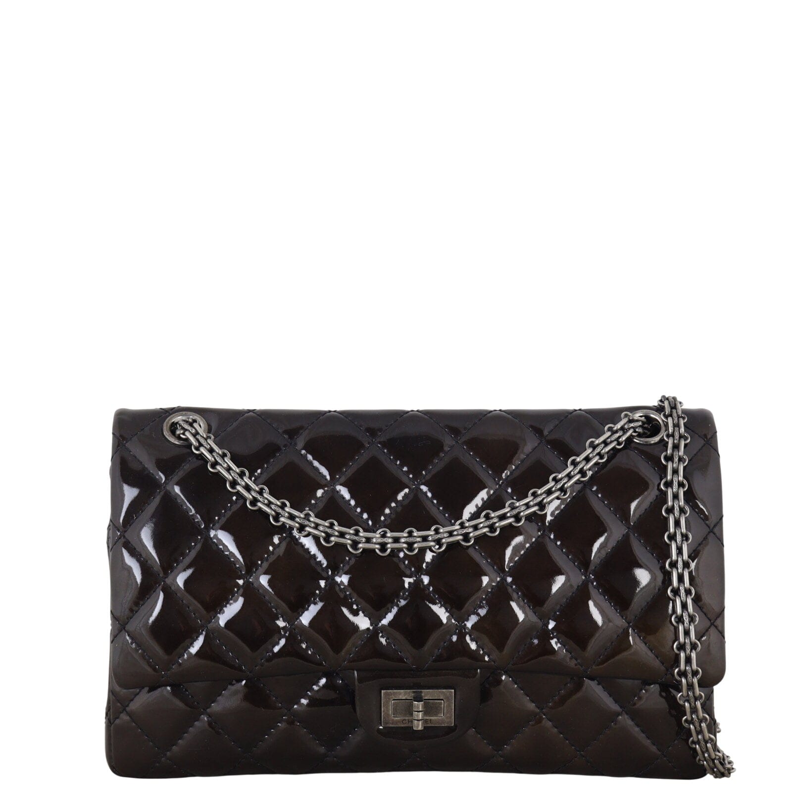 Chanel 2.55 Reissue 226 Double Flap Bag Patent