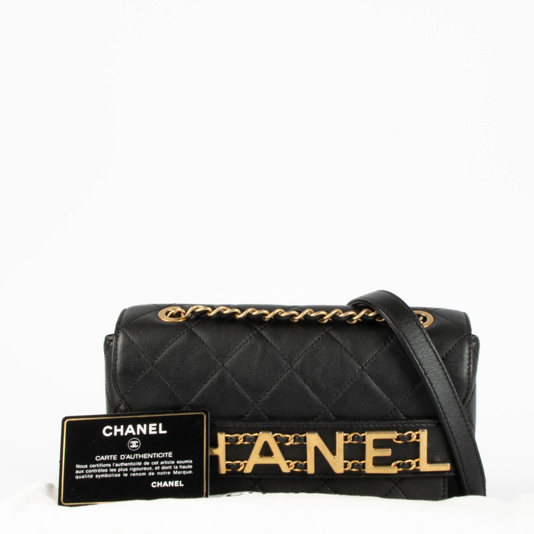 Chanel Black Enchained Small Flap Bag
