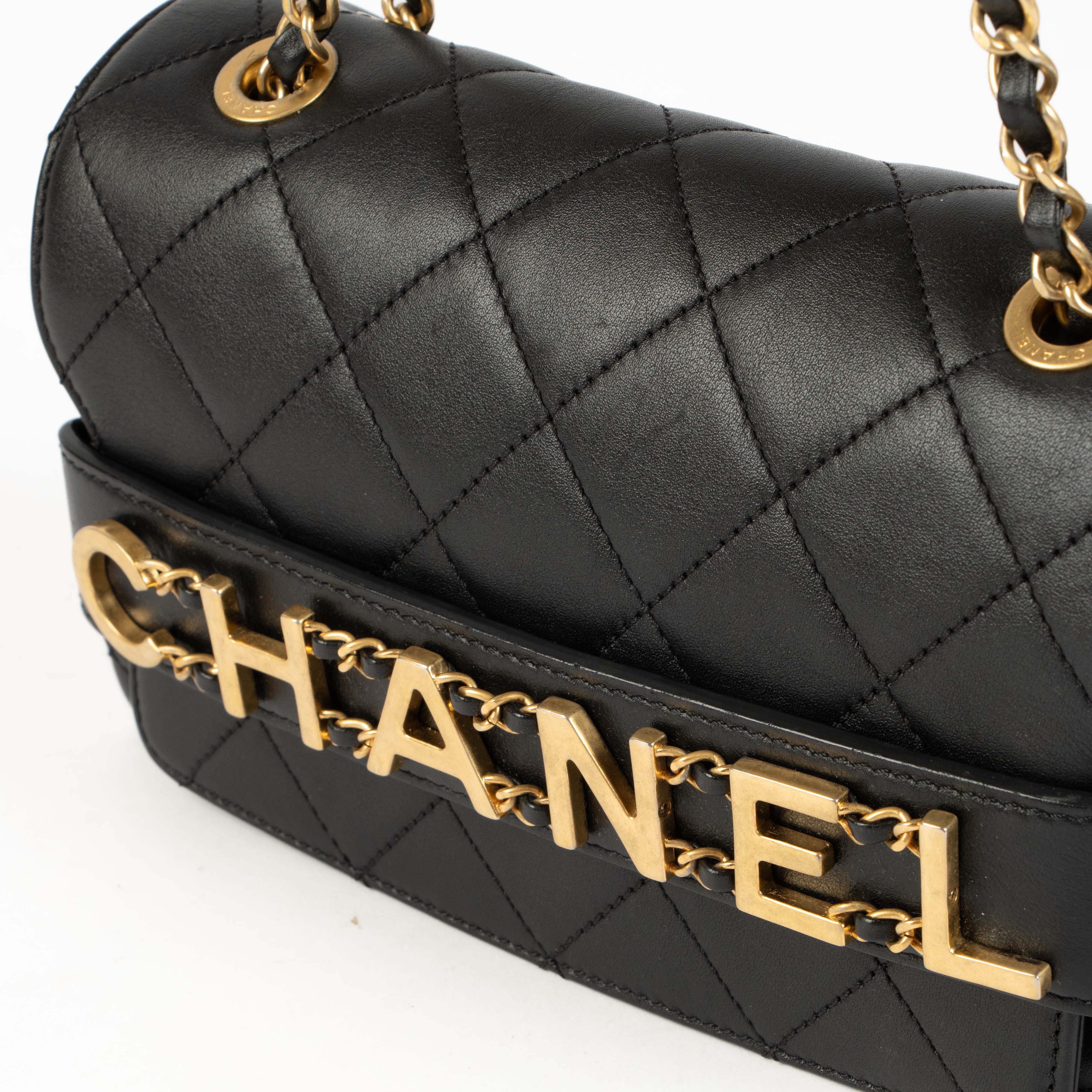Chanel Black Enchained Small Flap Bag