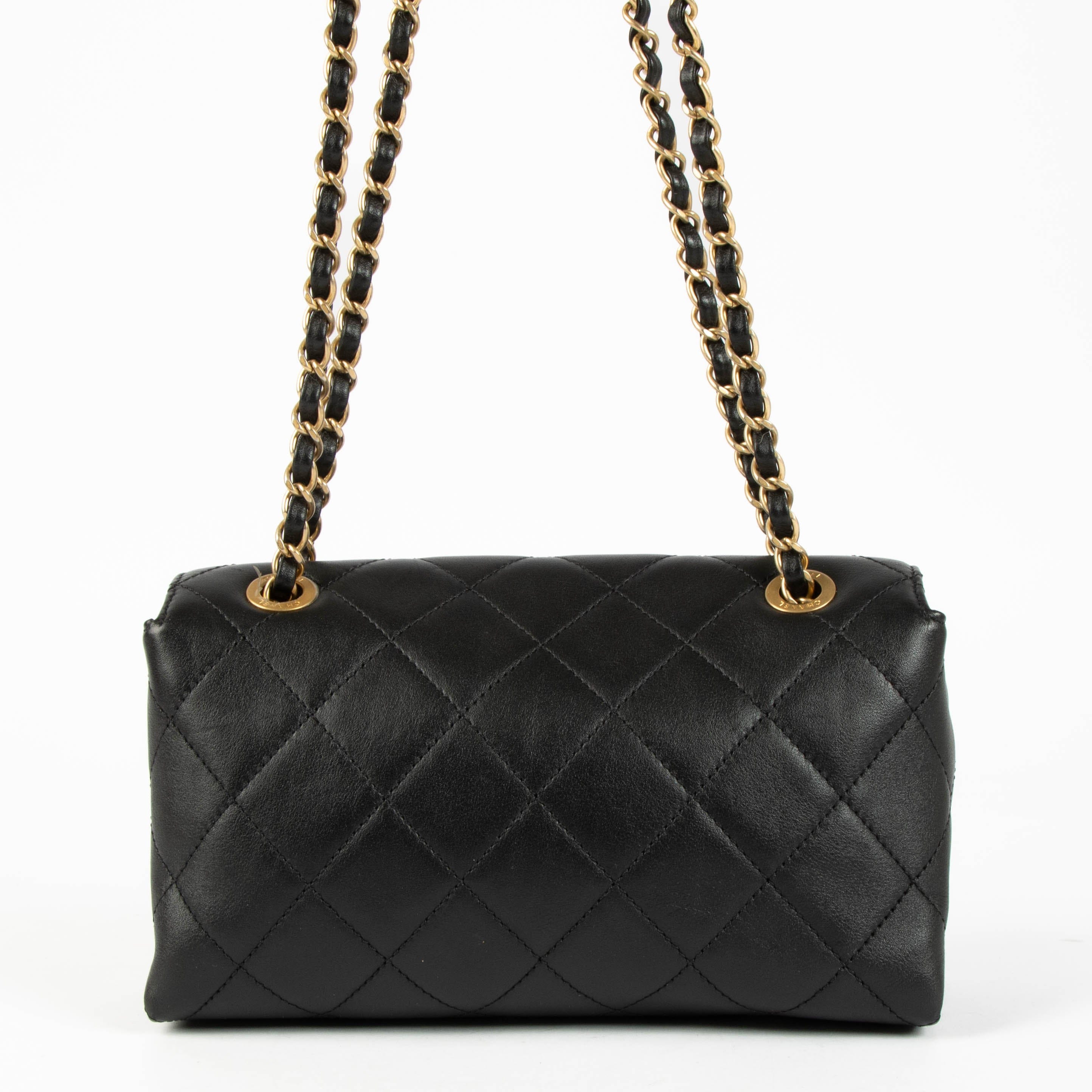 Chanel Black Enchained Small Flap Bag