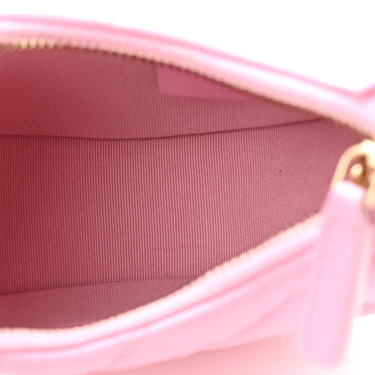 Chanel Lambskin Quilted Mini Chain Around Hobo Pink