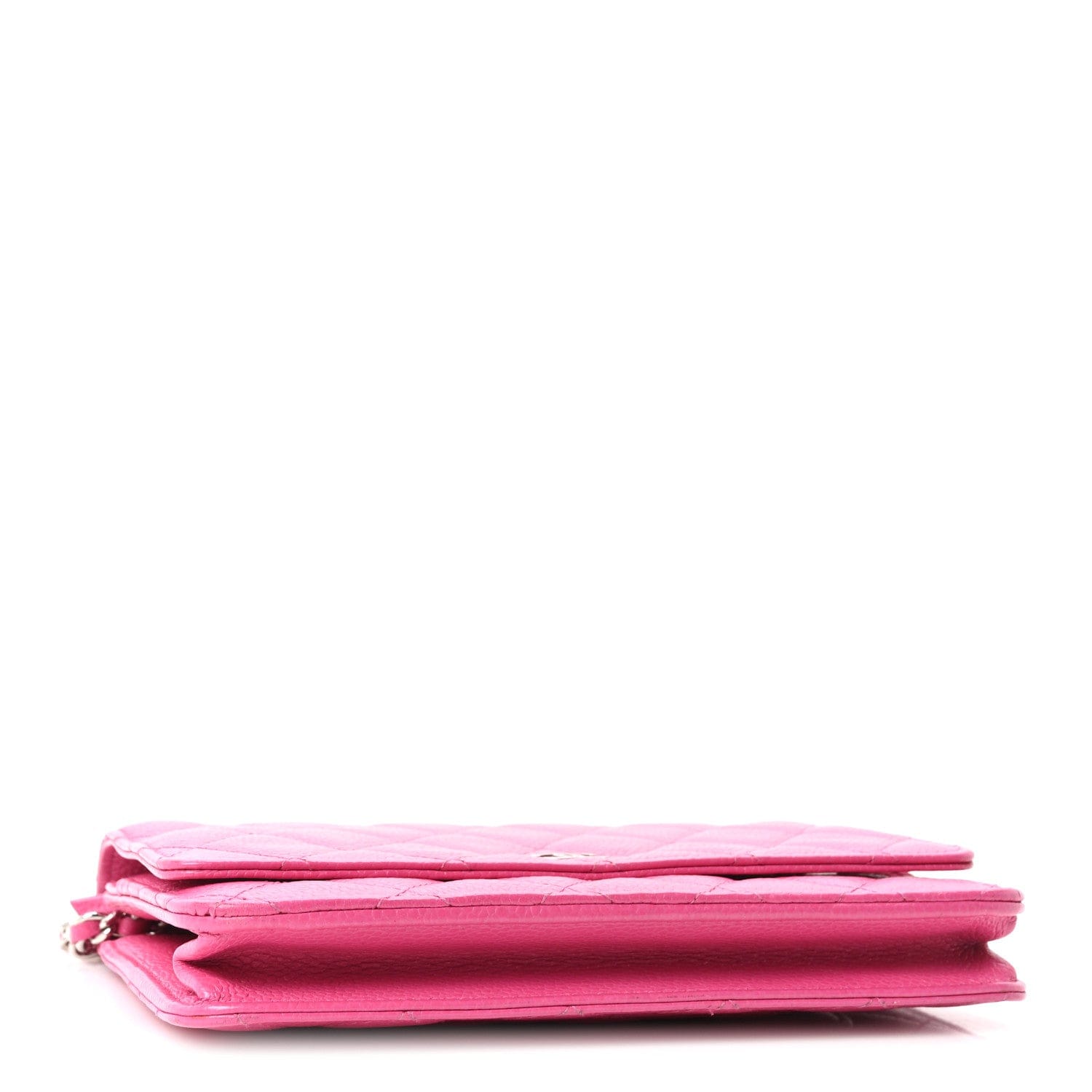 Chanel Caviar Quilted Wallet on Chain WOC Pink