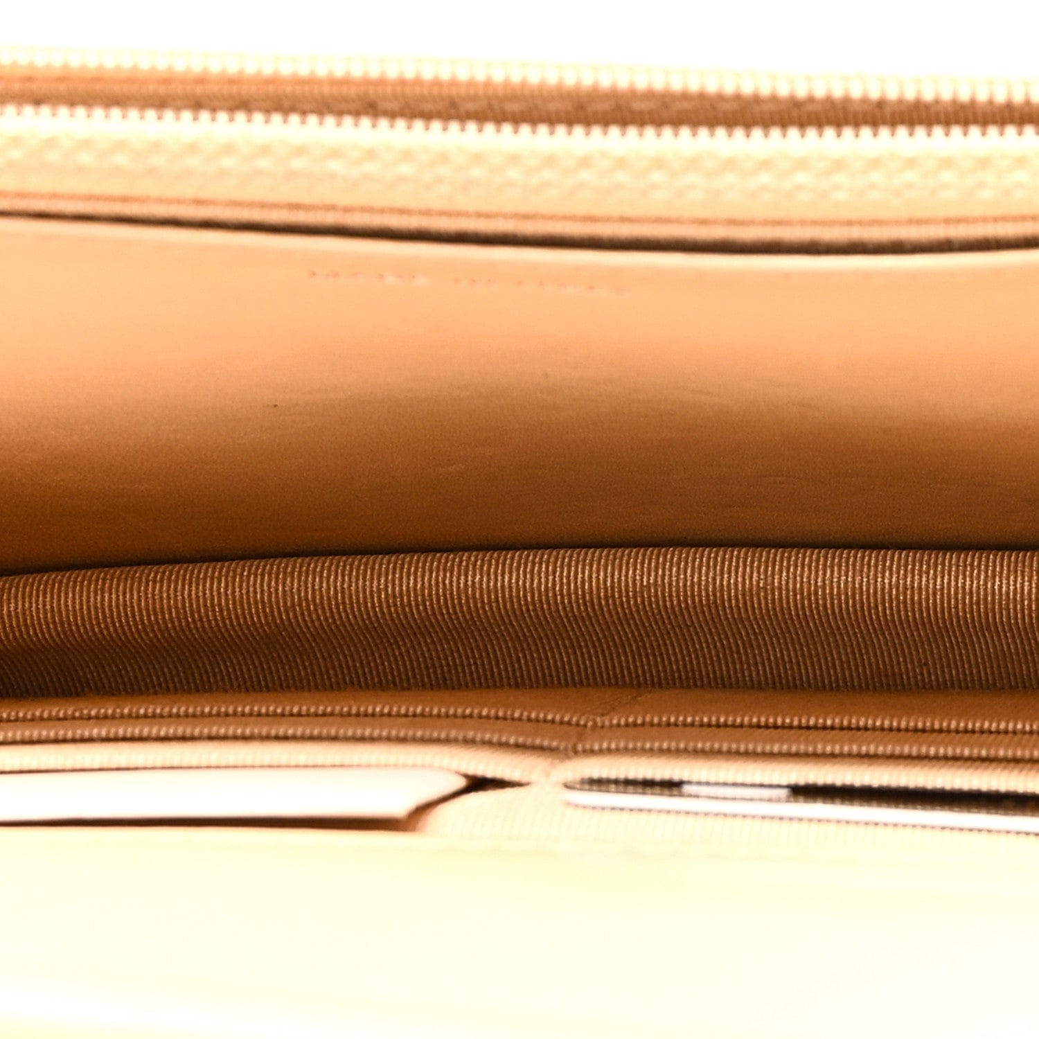 Chanel Lambskin Quilted Wallet On Chain WOC Beige