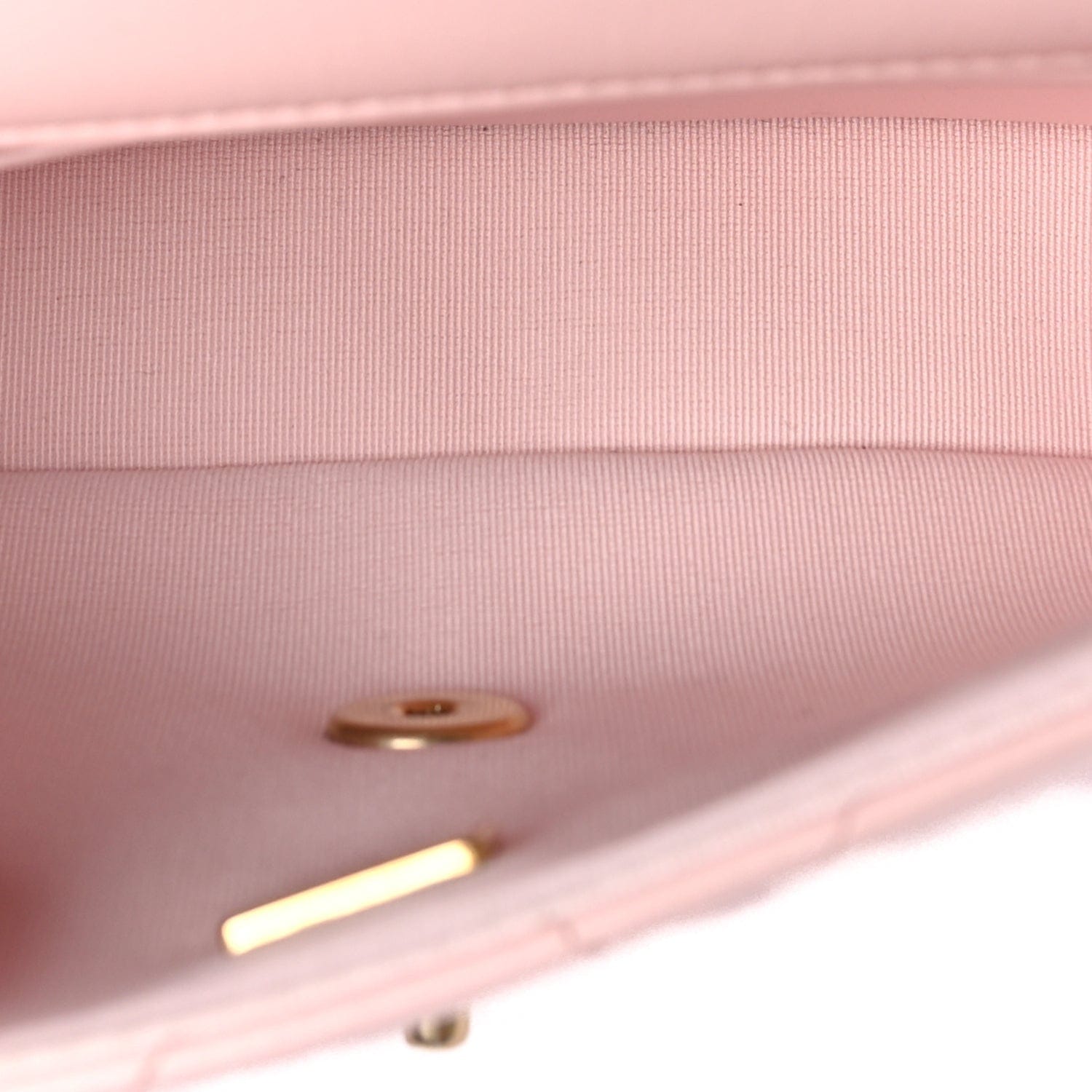 Chanel Crumpled Calfskin Quilted Braided CC Flap Light Pink