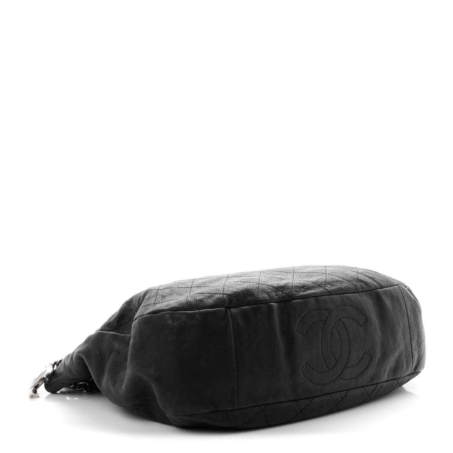 Chanel Caviar Quilted Simply CC Hobo Black