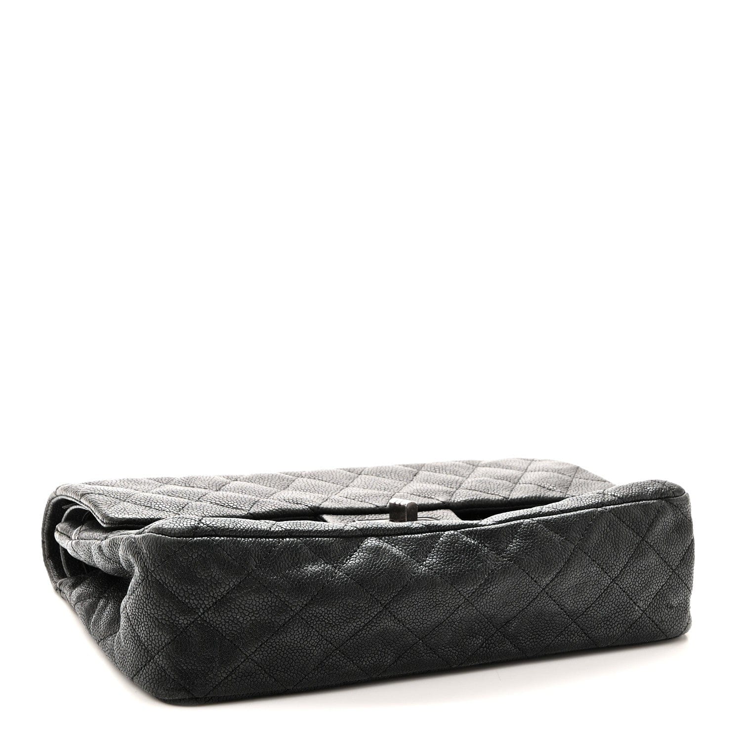 Chanel Washed Caviar Quilted 2.55 Reissue 225 Bijoux Chain Flap Black
