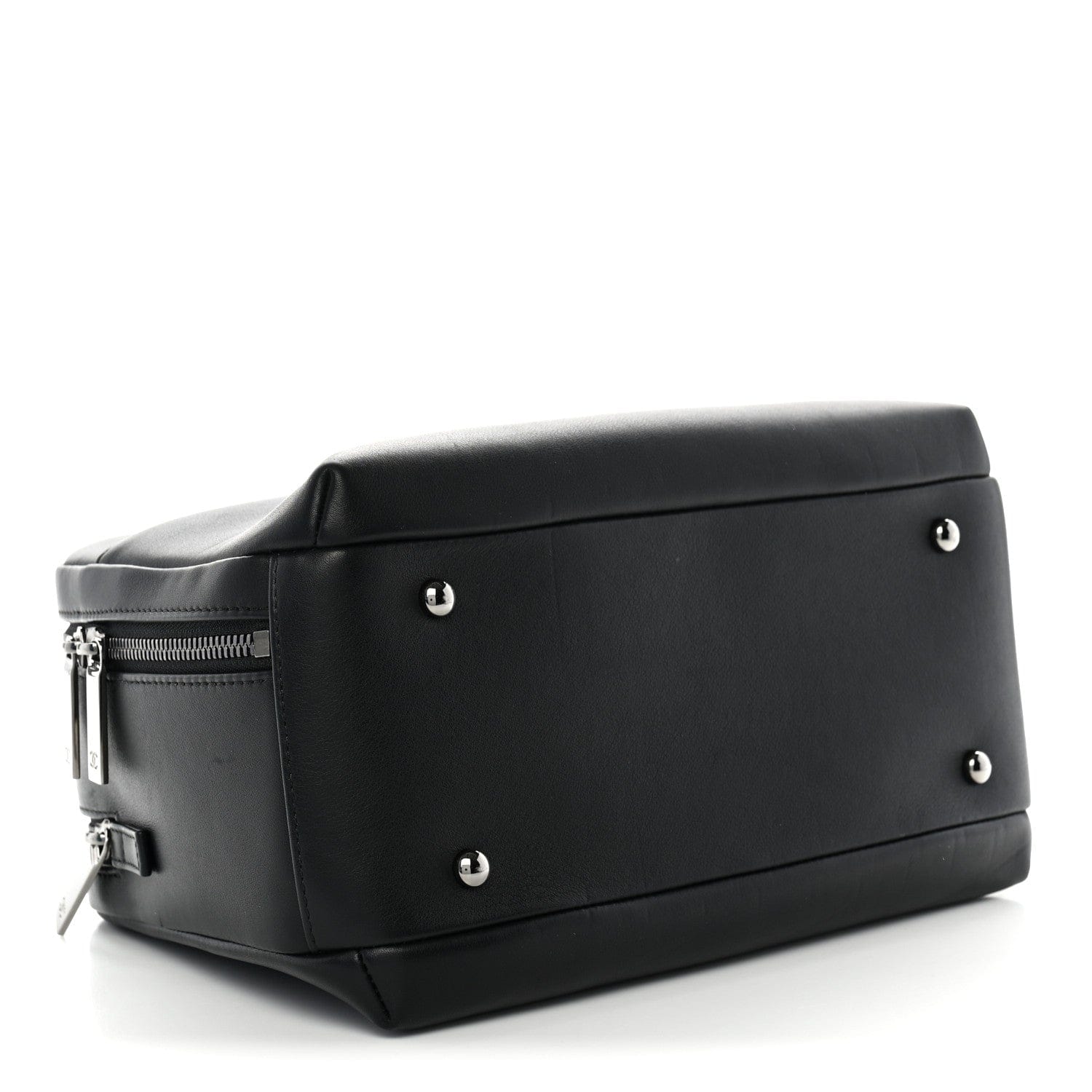 Chanel Calfskin Small Trendy CC Bowling Bag Black