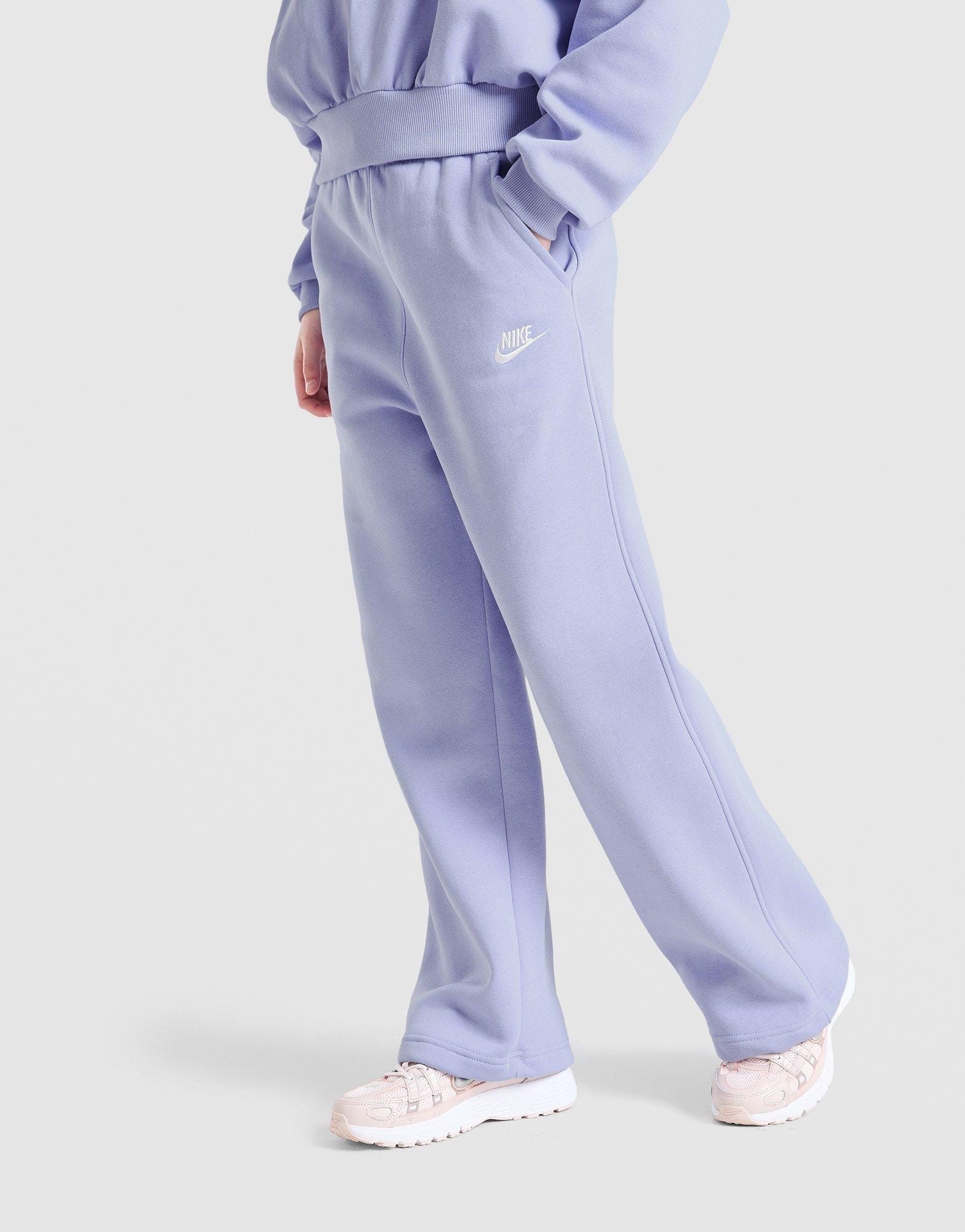 Nike Club Wide Leg Joggers Junior