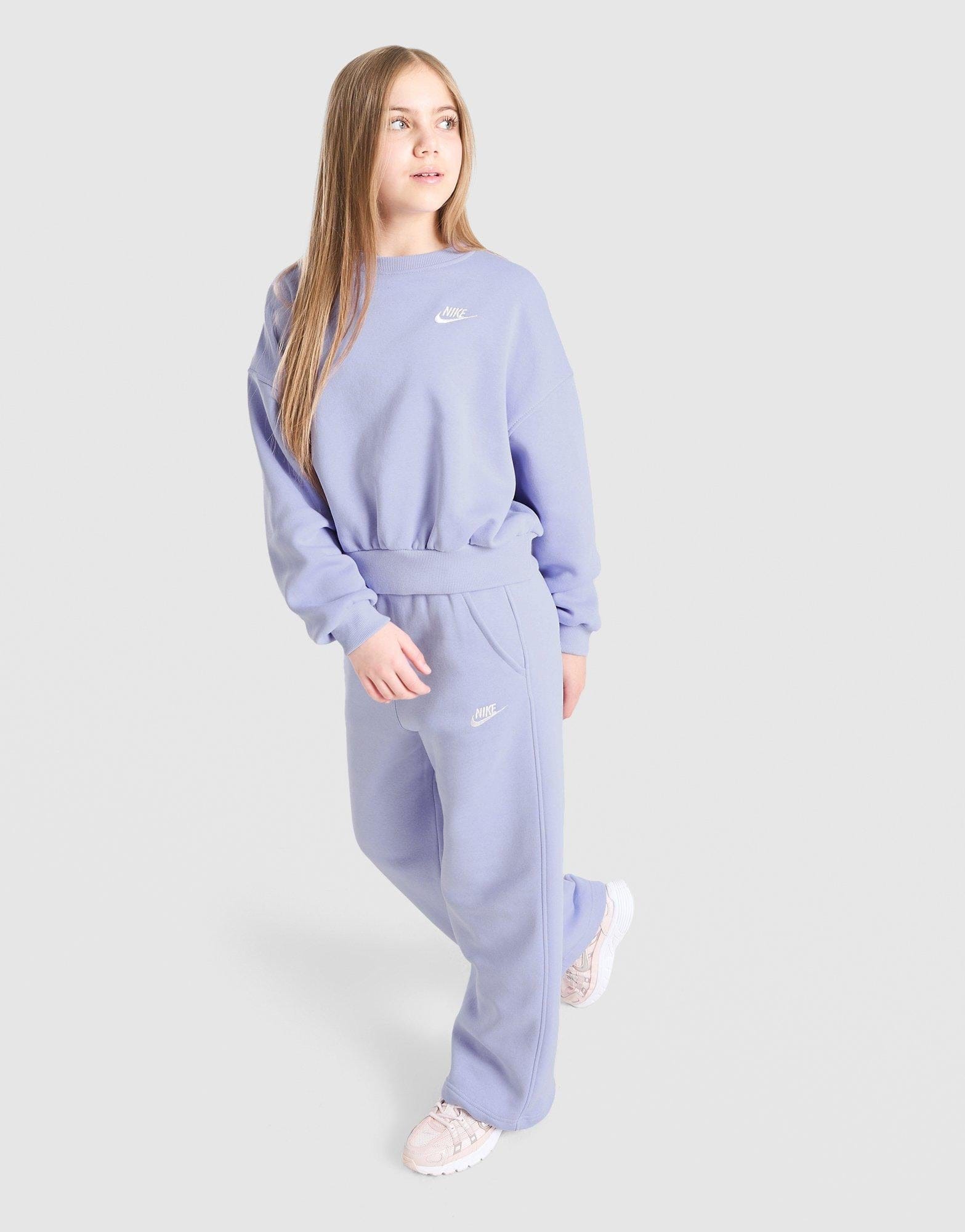 Nike Club Wide Leg Joggers Junior