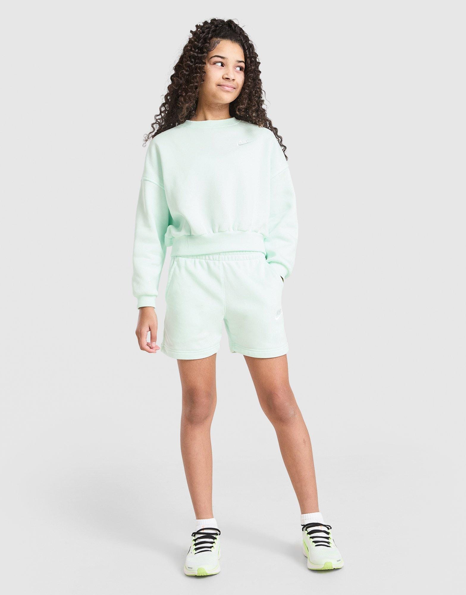 Nike Girls' Club Boxt Crew Sweatshirt Junior