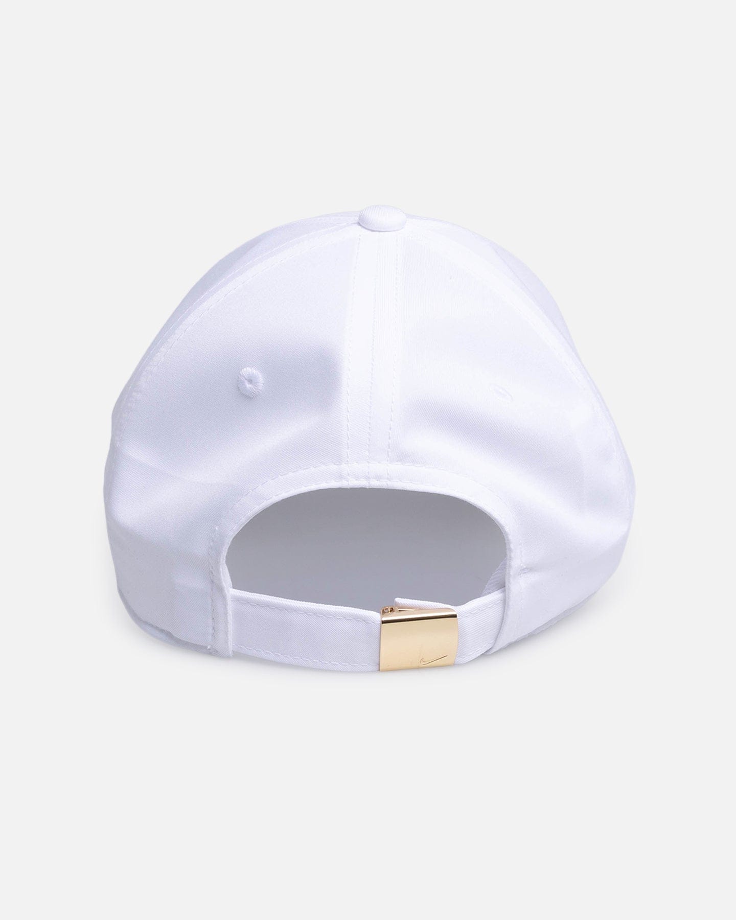 Nike Dri - FIT Club Unstructured Metal Swoosh Strapback Cap White