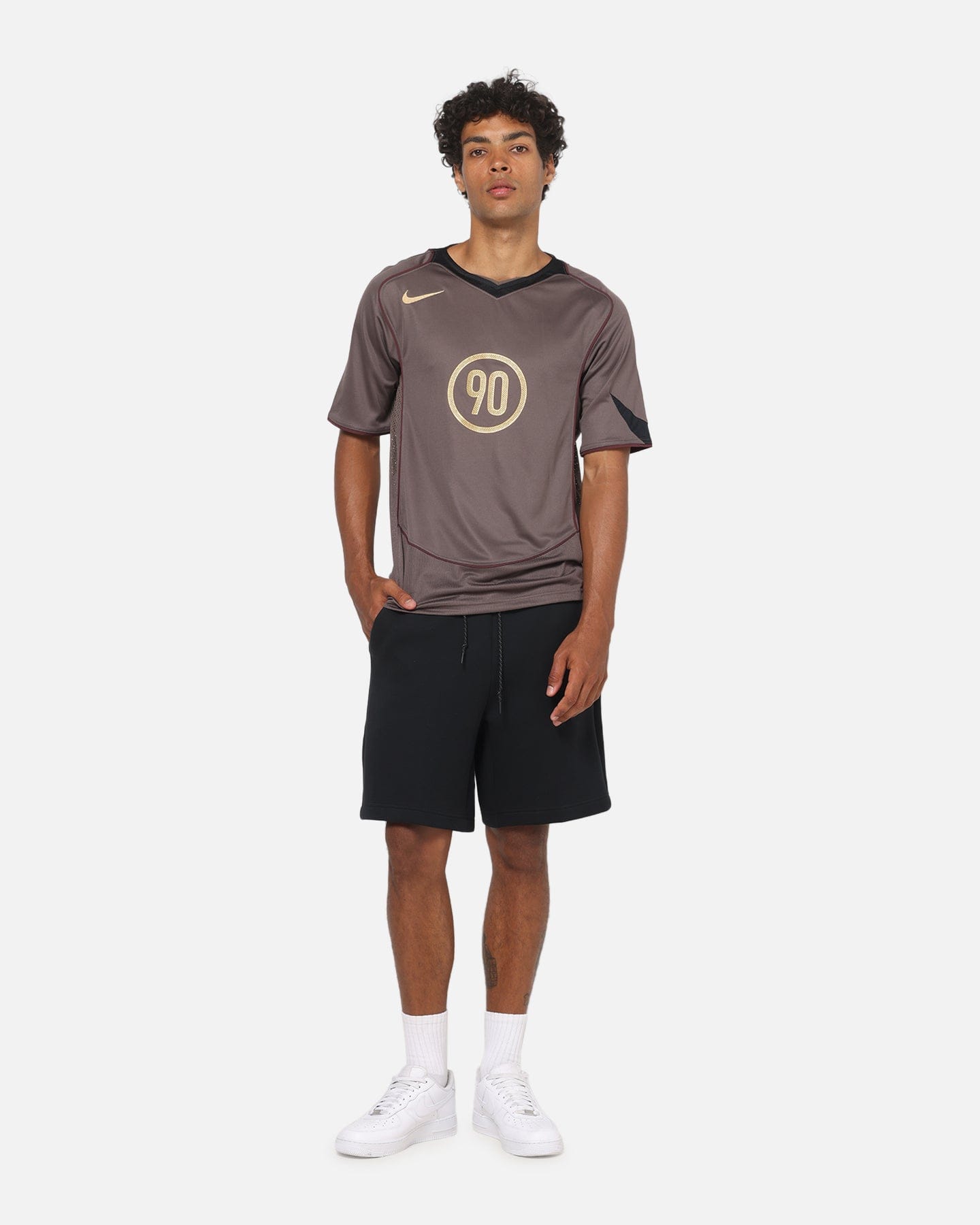 Nike Total 90 Soccer T - Shirt Playful Ironstone/Black