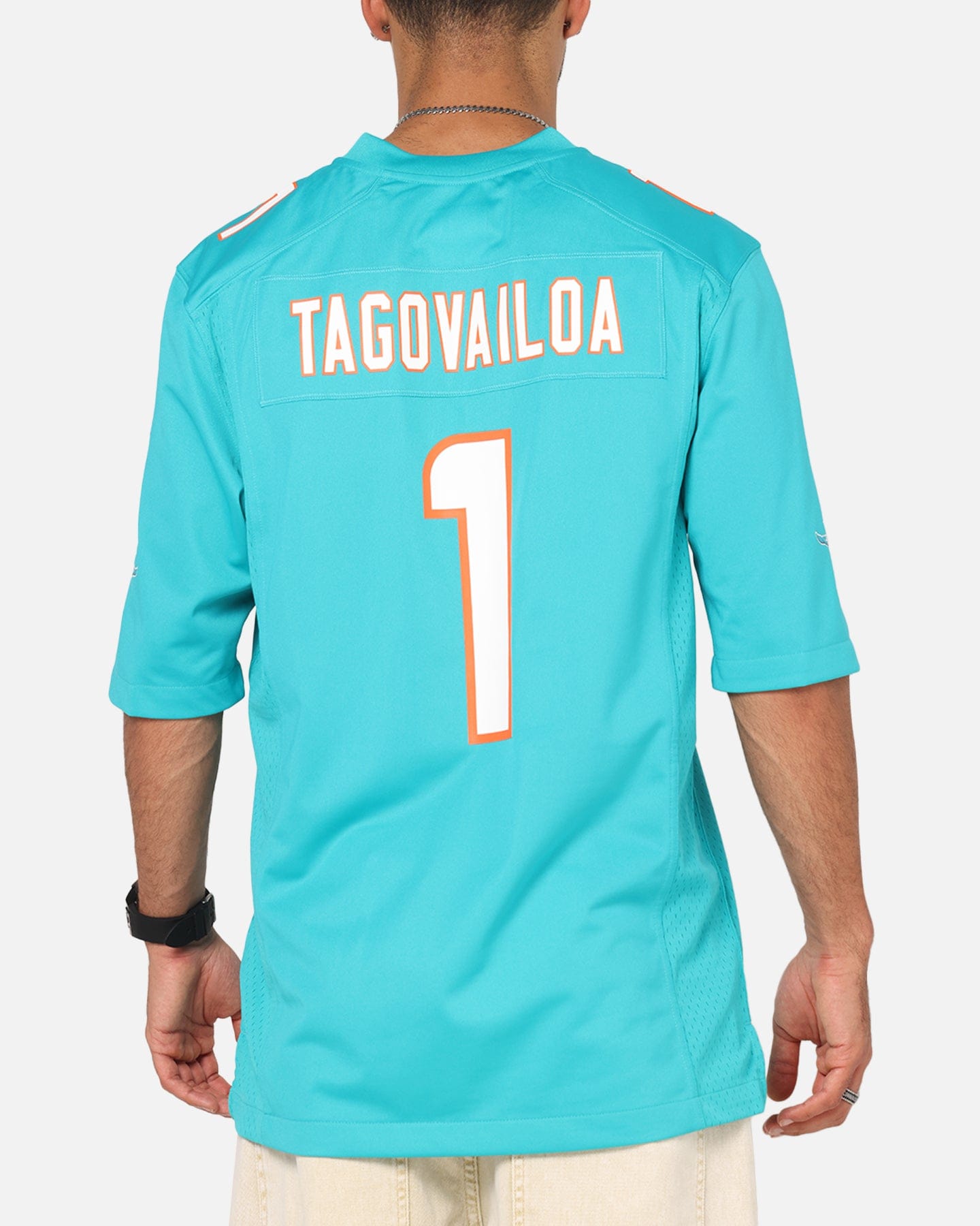 Nike Miami Dolphins Tua Tagovailoa #1 Home Game NFL Jersey Turbo Green