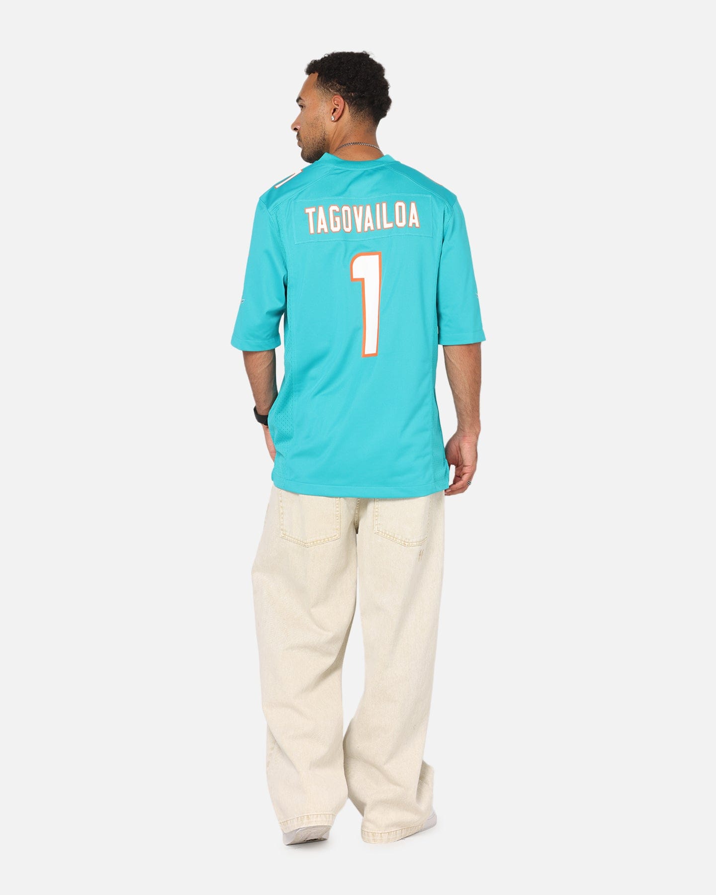Nike Miami Dolphins Tua Tagovailoa #1 Home Game NFL Jersey Turbo Green