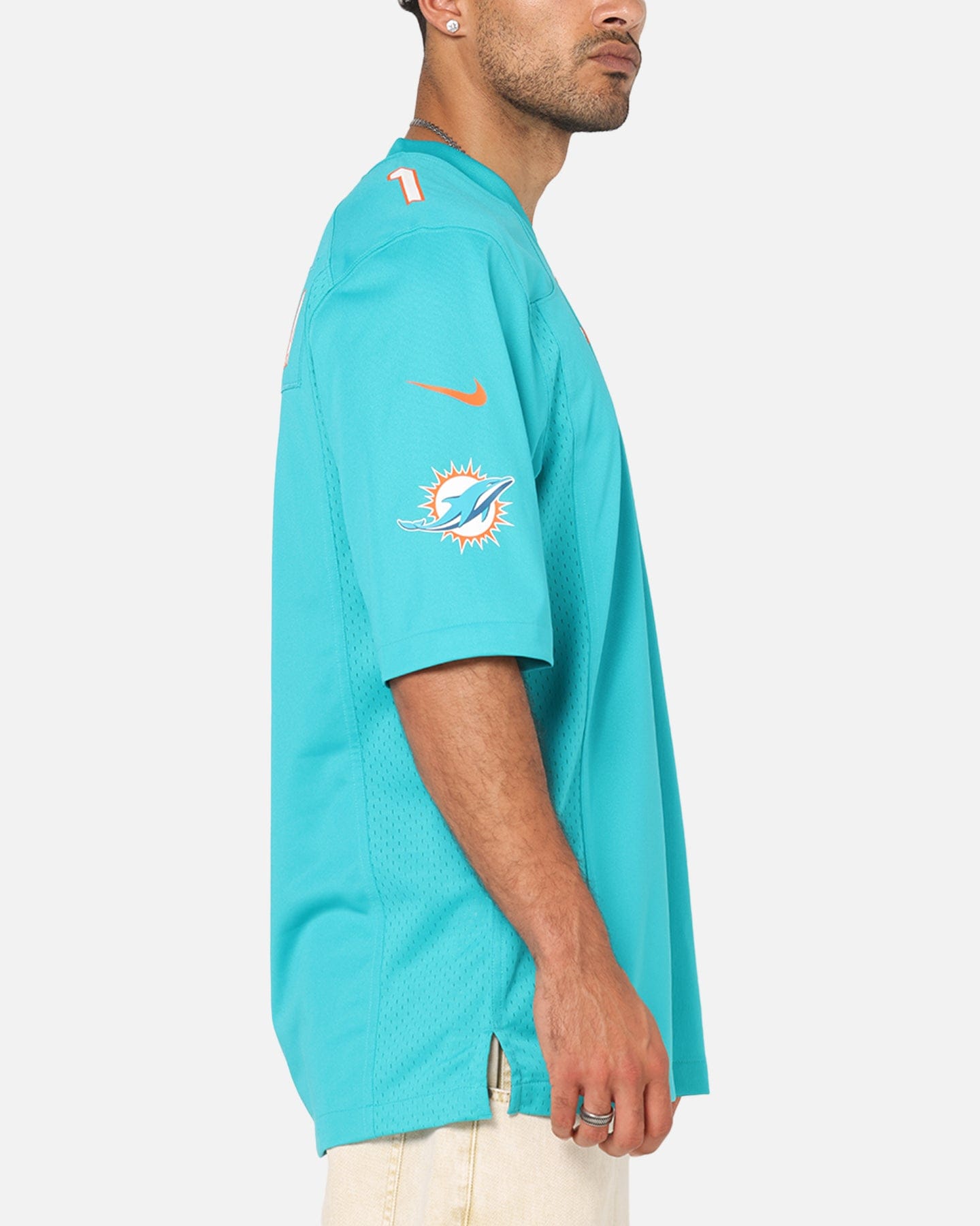 Nike Miami Dolphins Tua Tagovailoa #1 Home Game NFL Jersey Turbo Green