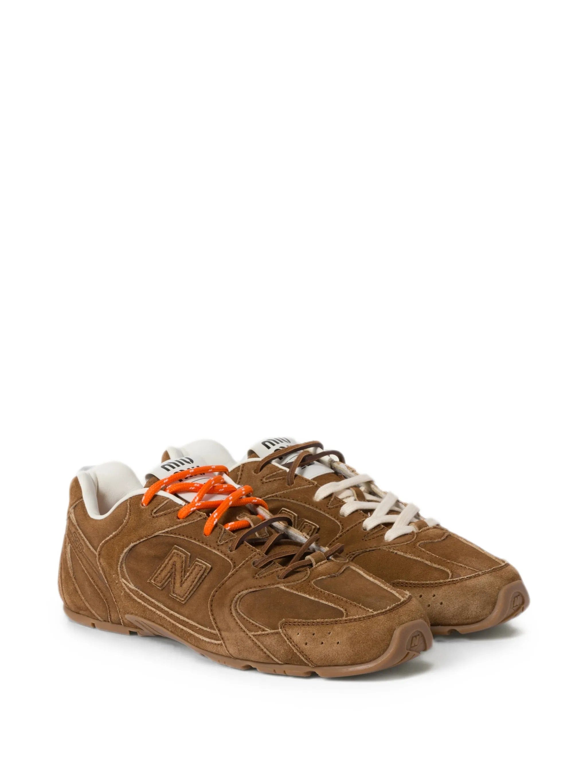 Miu Miu x New Balance 530 suede logo - patch sneakers
