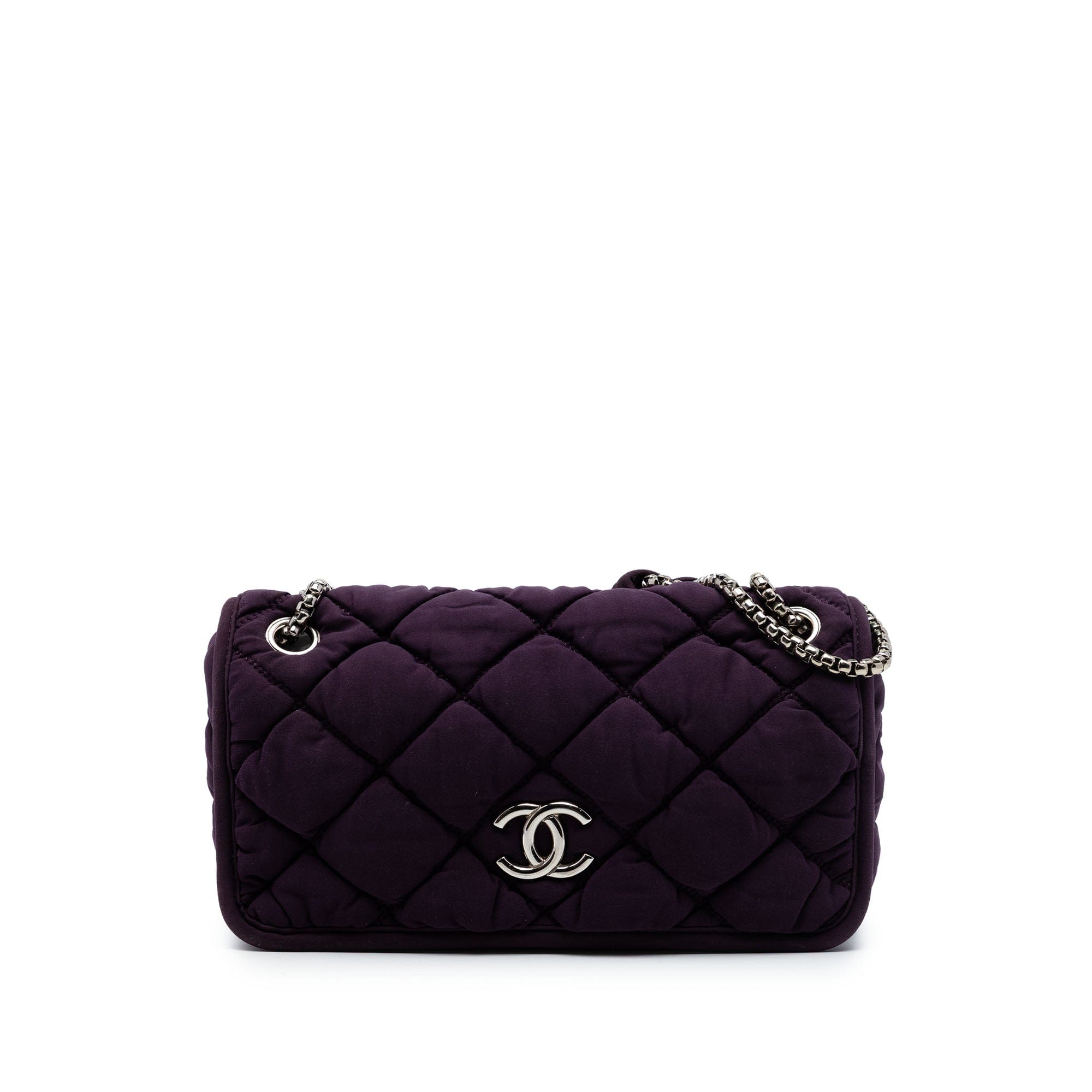 Chanel Small Quilted Nylon Bubble Flap