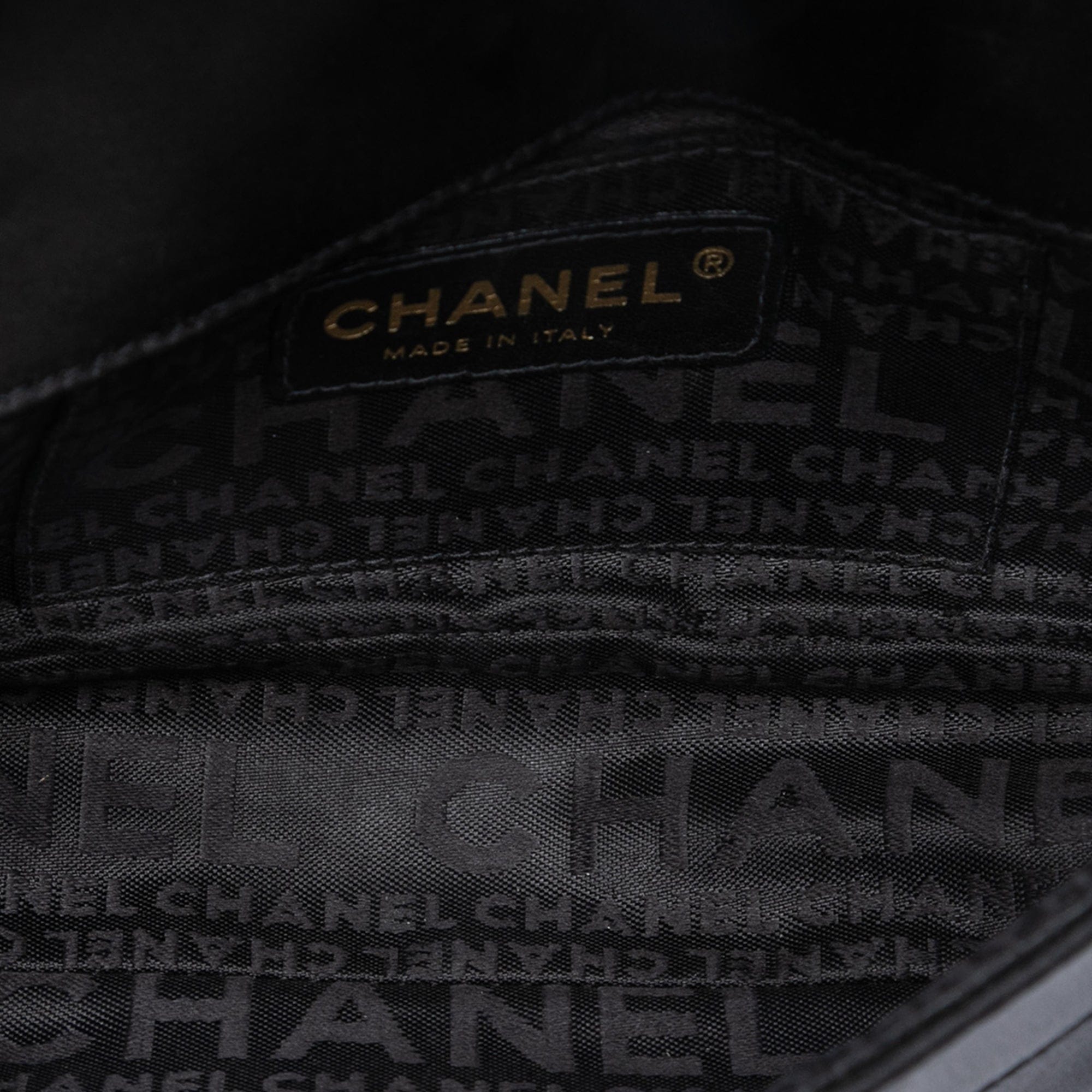 Chanel Mini Square Chocolate Bar Satin Single Flap