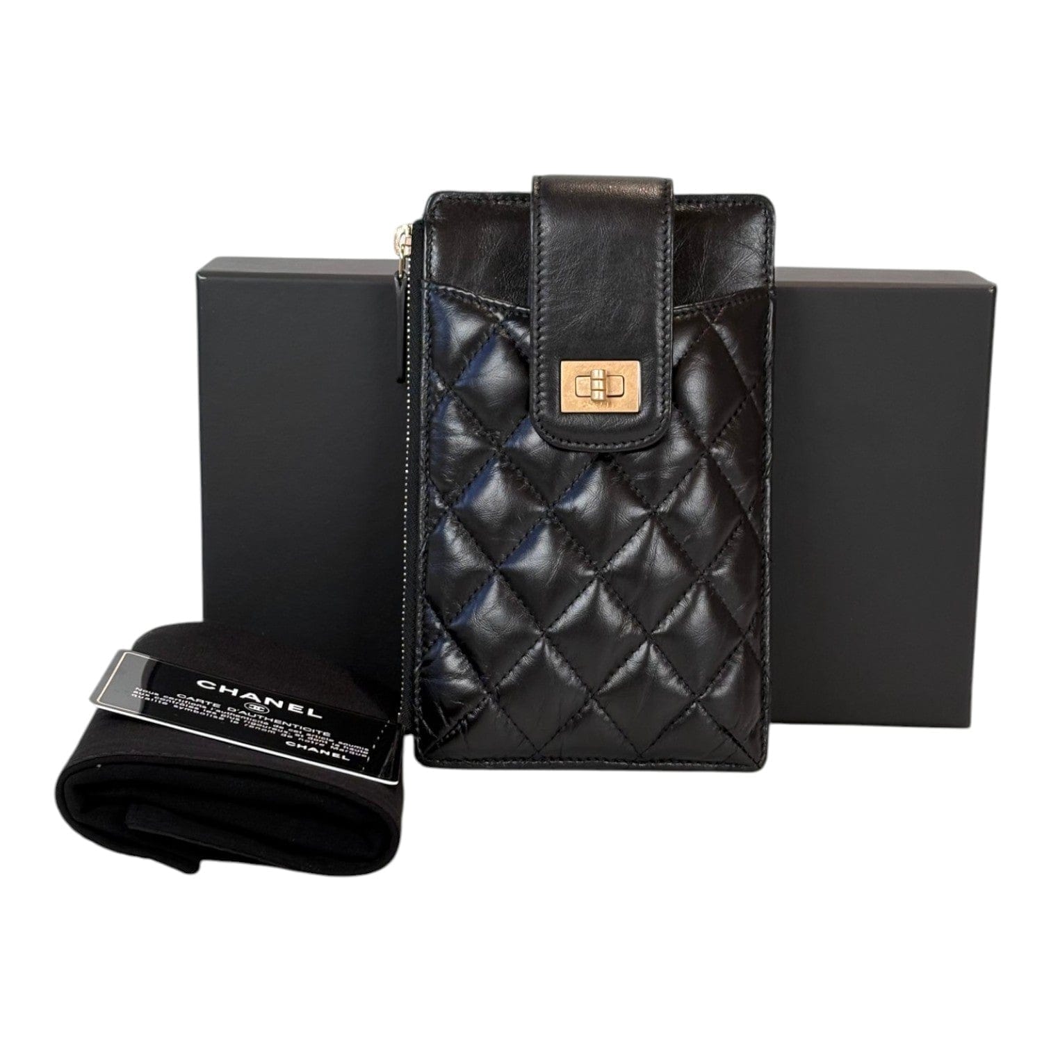 Chanel Black Reissue WOC and Phone Bag