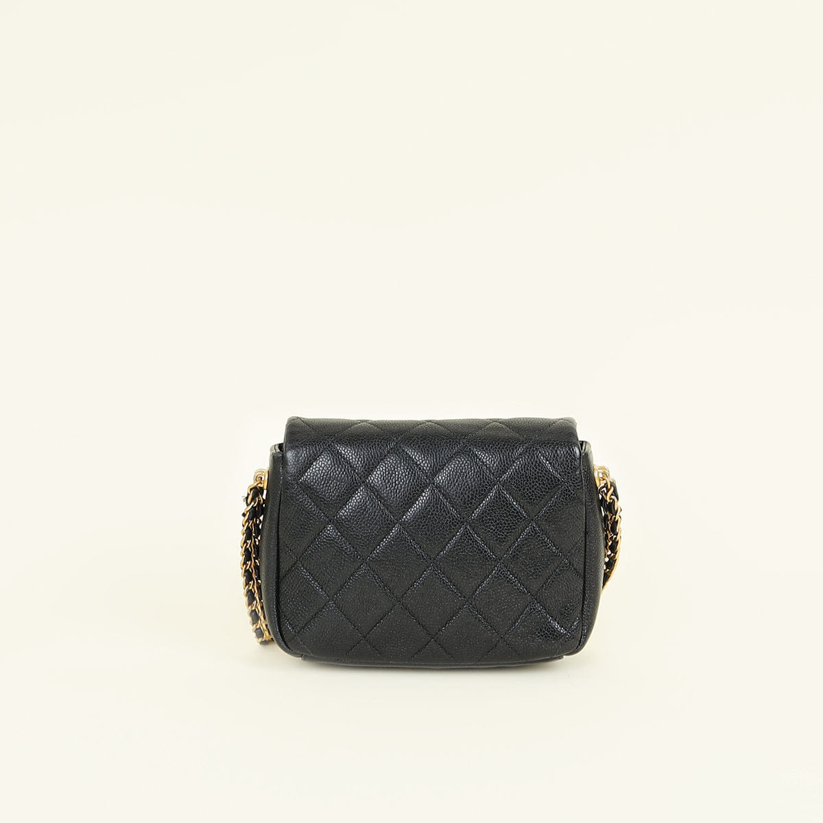 Chanel Black Mini Medallion Chain Soul Flap Bag