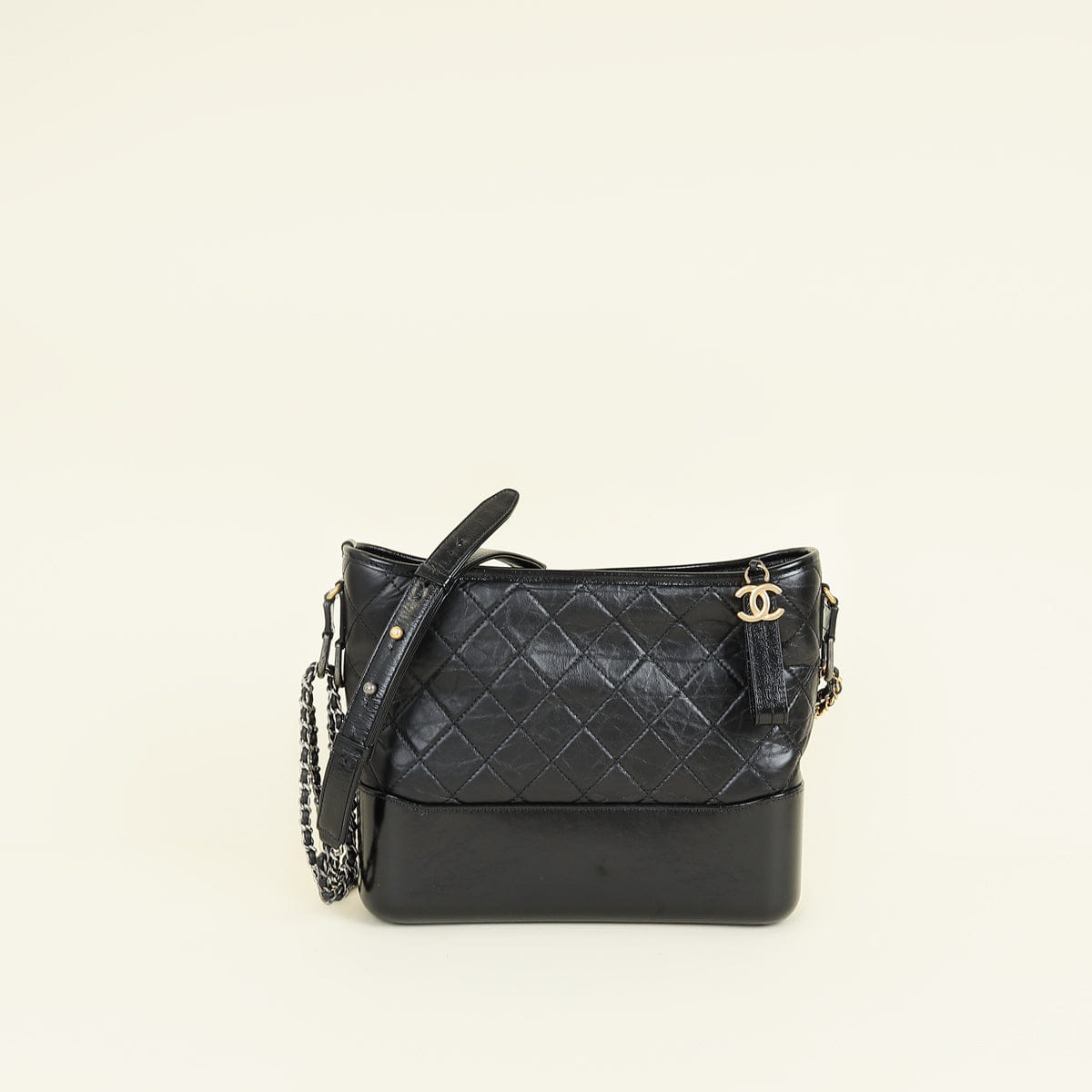 Chanel Black Gabrielle Hobo Medium Bag