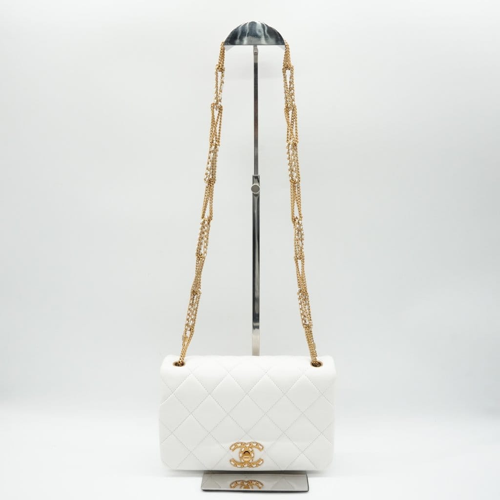 Chanel Looping Chain Flap Bag