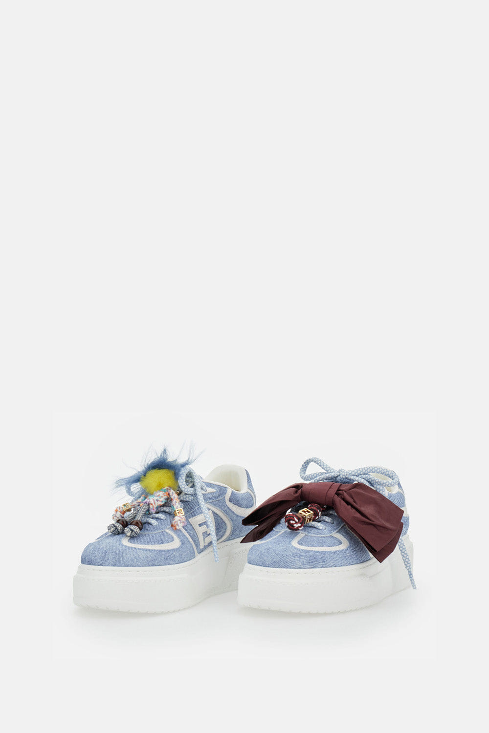 FENDI MATCH SNEAKERS IN DENIM