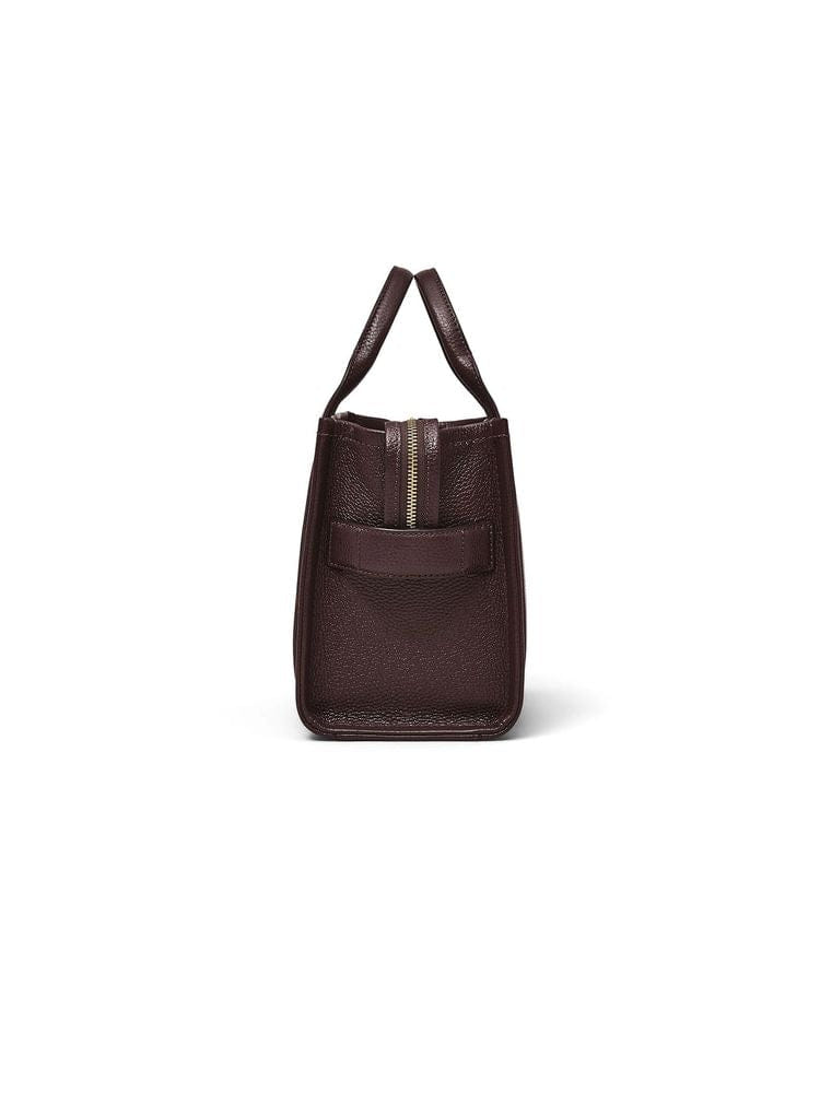 Marc Jacobs Cow Leather Tote Bag — Brown