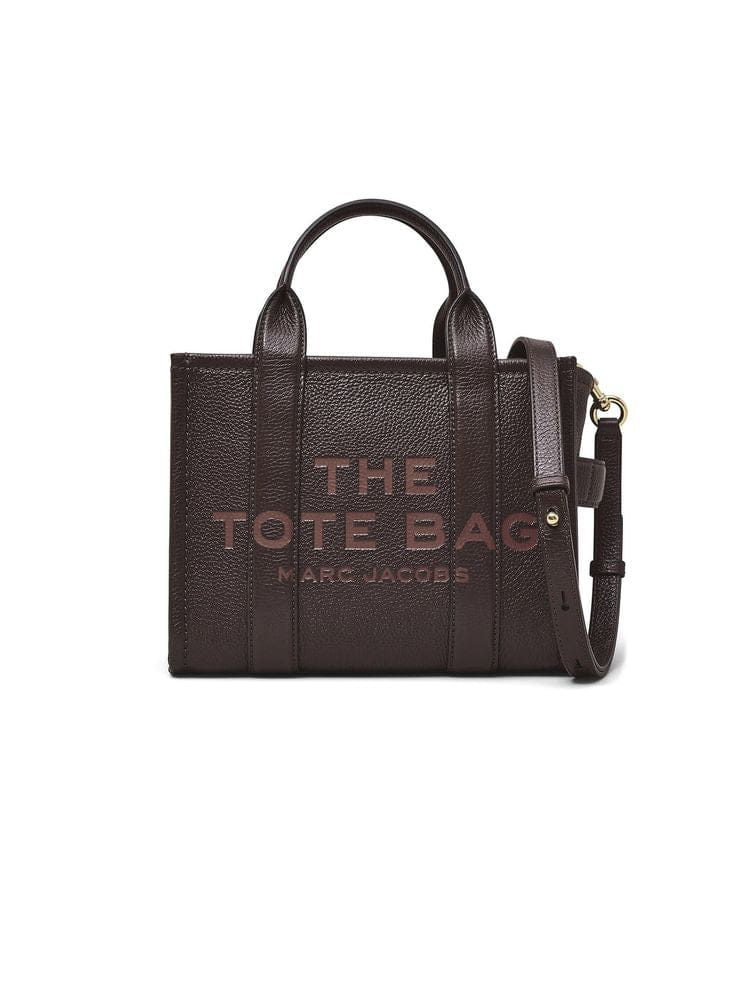 Marc Jacobs Cow Leather Tote Bag — Brown