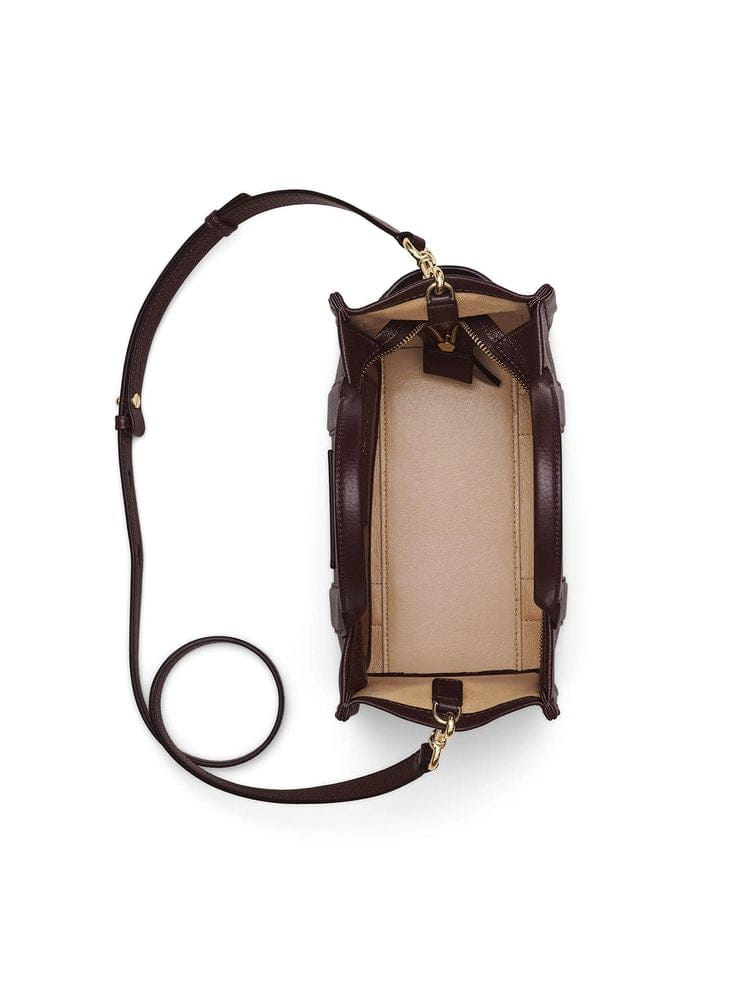 Marc Jacobs Cow Leather Tote Bag — Brown