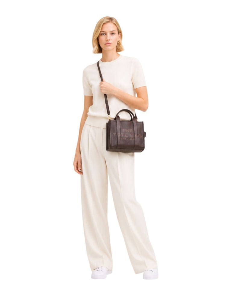 Marc Jacobs Cow Leather Tote Bag — Brown