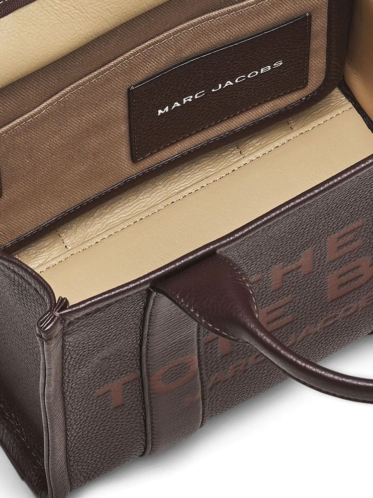 Marc Jacobs Cow Leather Tote Bag — Brown
