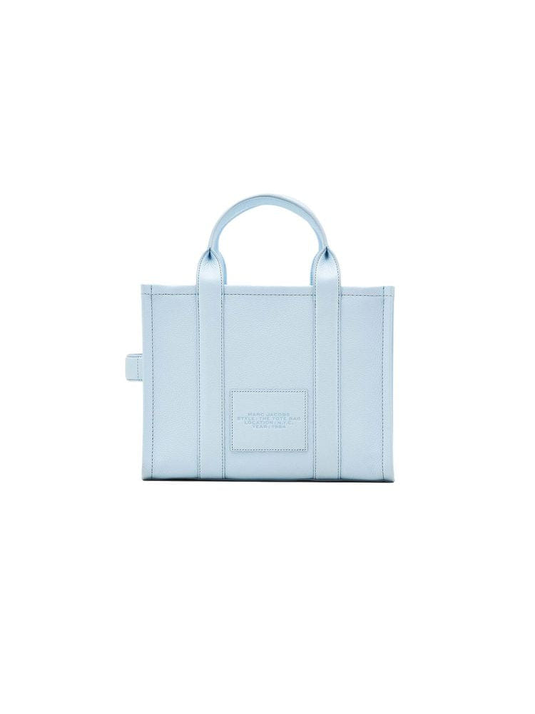 Marc Jacobs Grain Leather Tote Bag — Blue