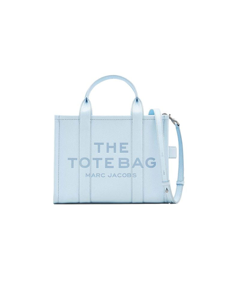 Marc Jacobs Grain Leather Tote Bag — Blue