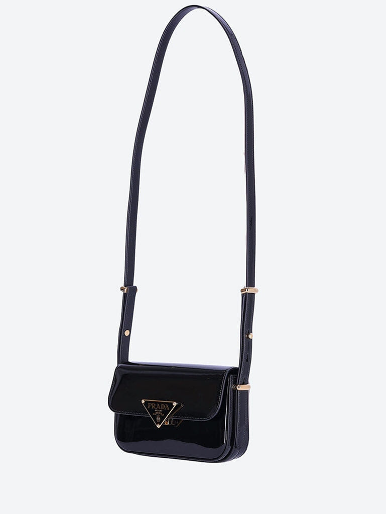 Prada Patent leather shoulder bag with flap