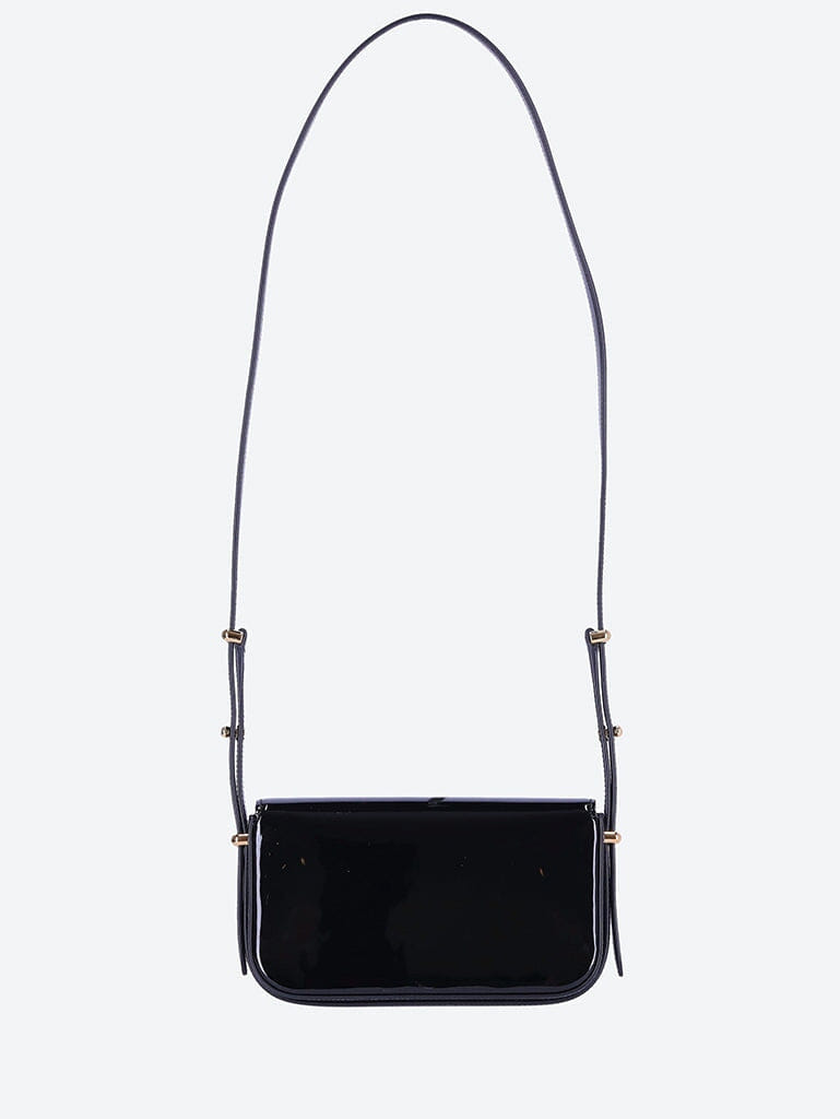 Prada Patent leather shoulder bag with flap