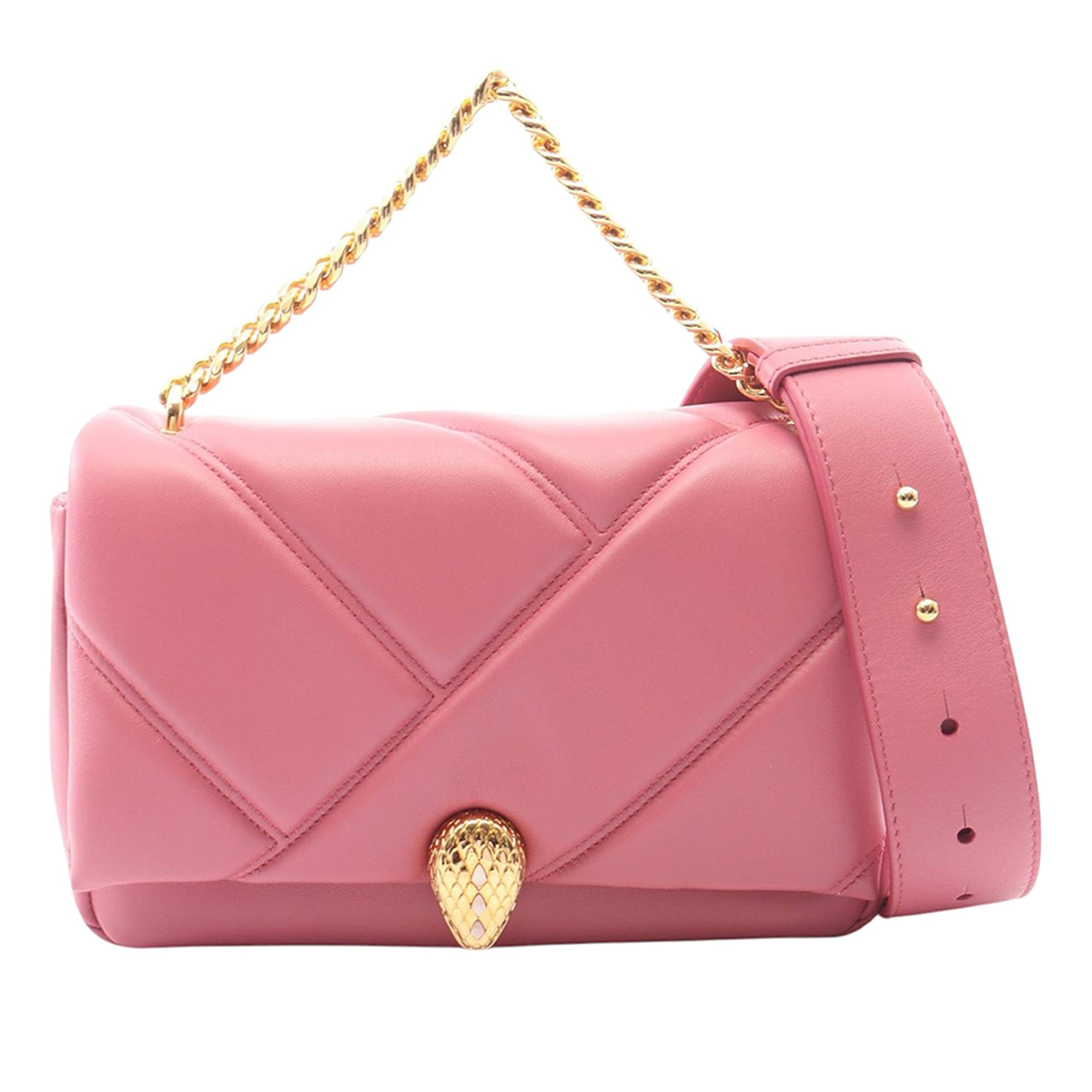 Bvlgari Small Leather Maxi Serpenti Cabochon Satchel
