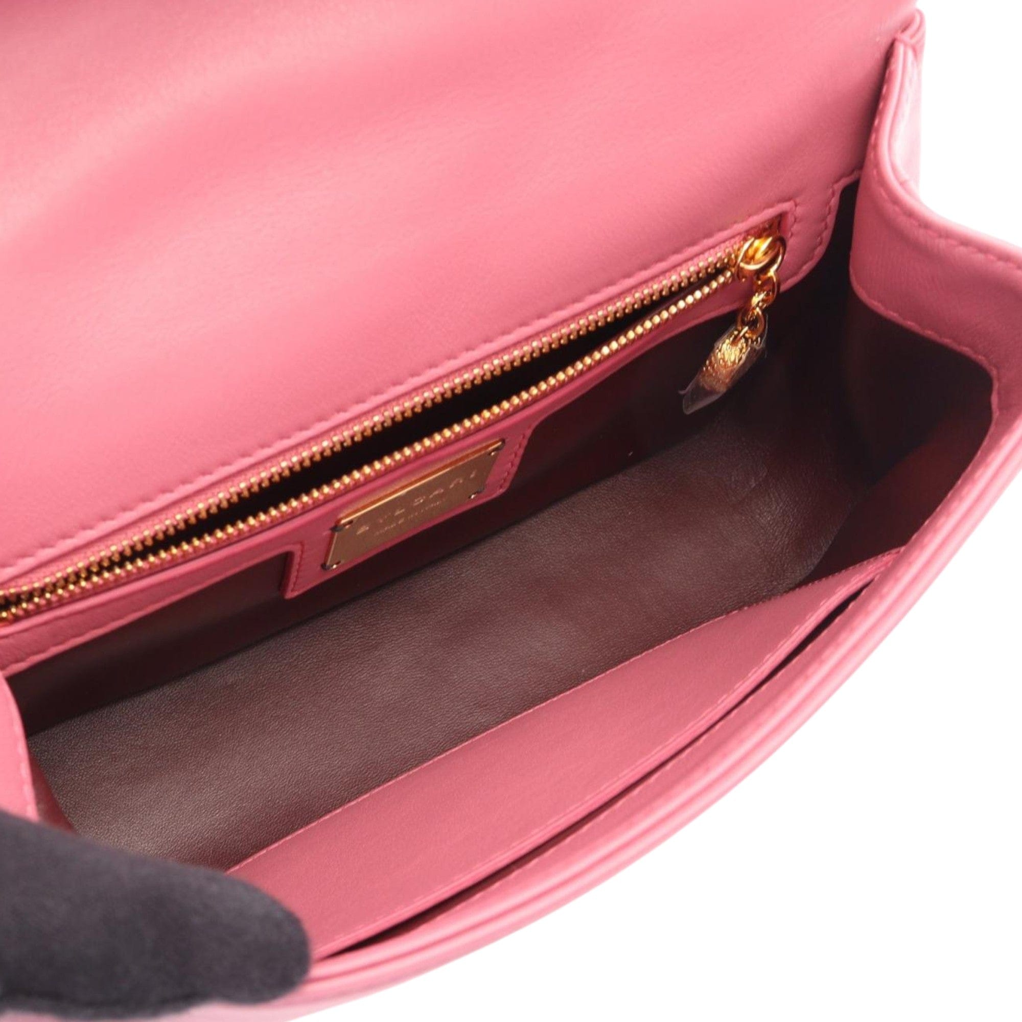 Bvlgari Small Leather Maxi Serpenti Cabochon Satchel
