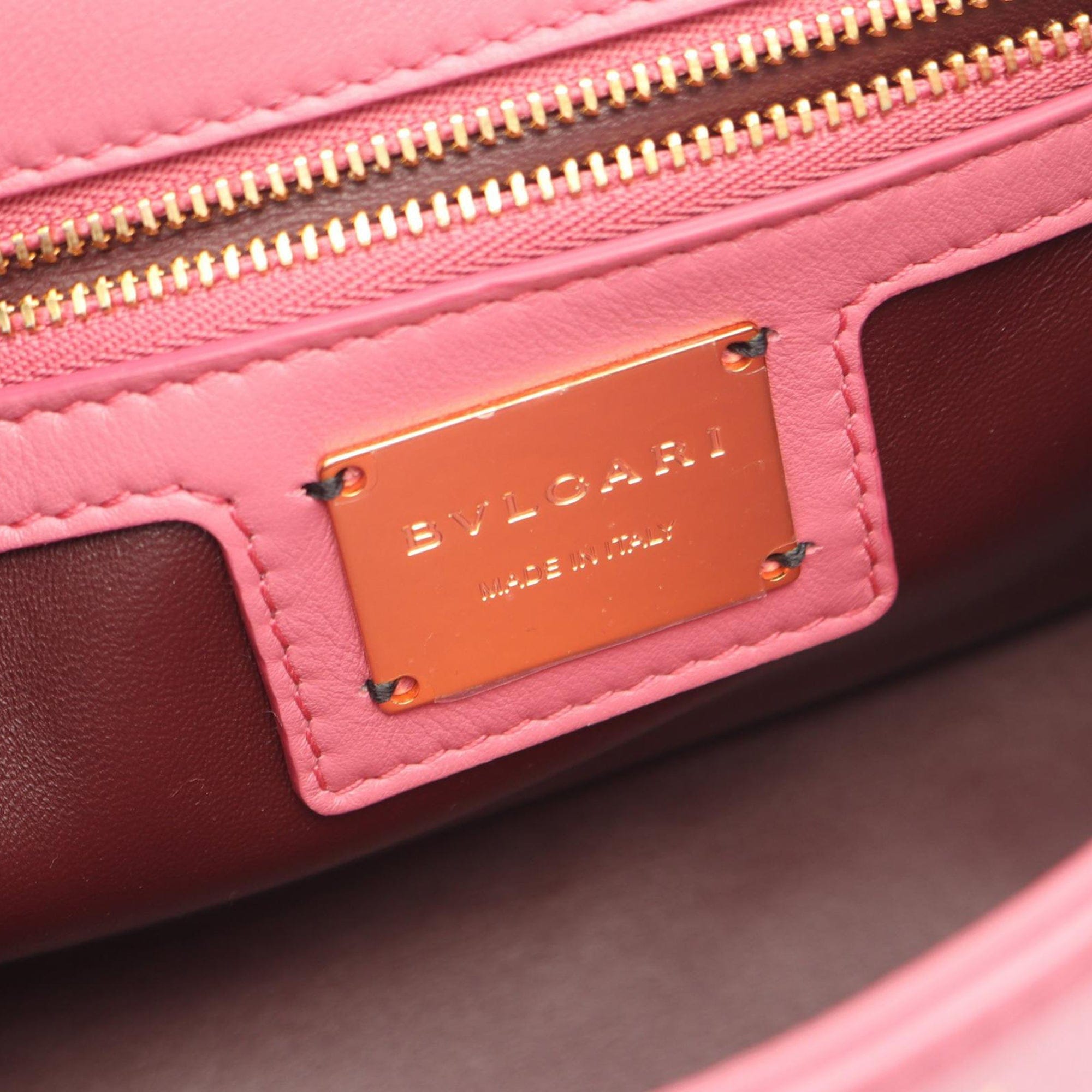 Bvlgari Small Leather Maxi Serpenti Cabochon Satchel