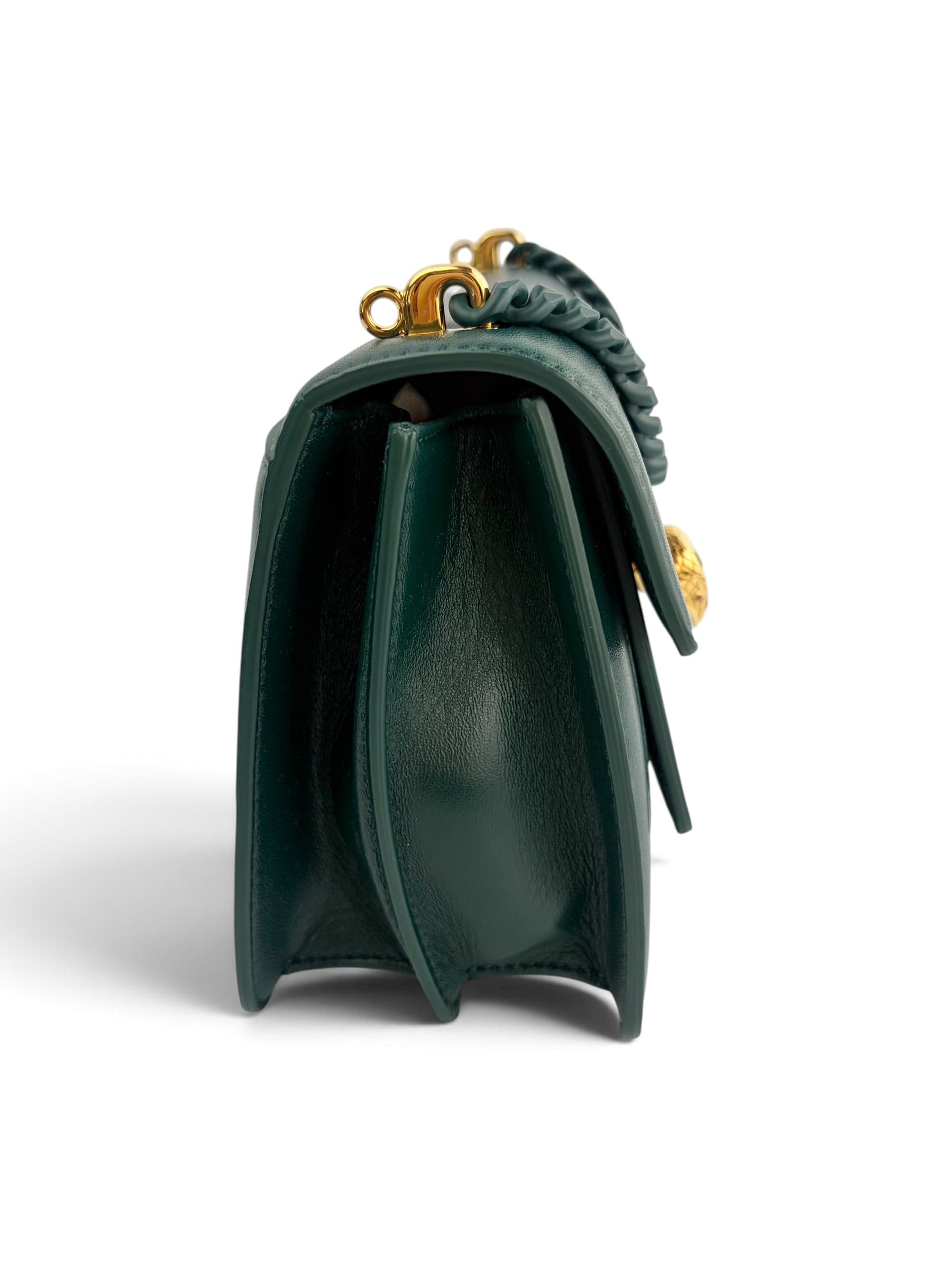 Bvlgari Forest Emerald Green Leather Serpenti Forever