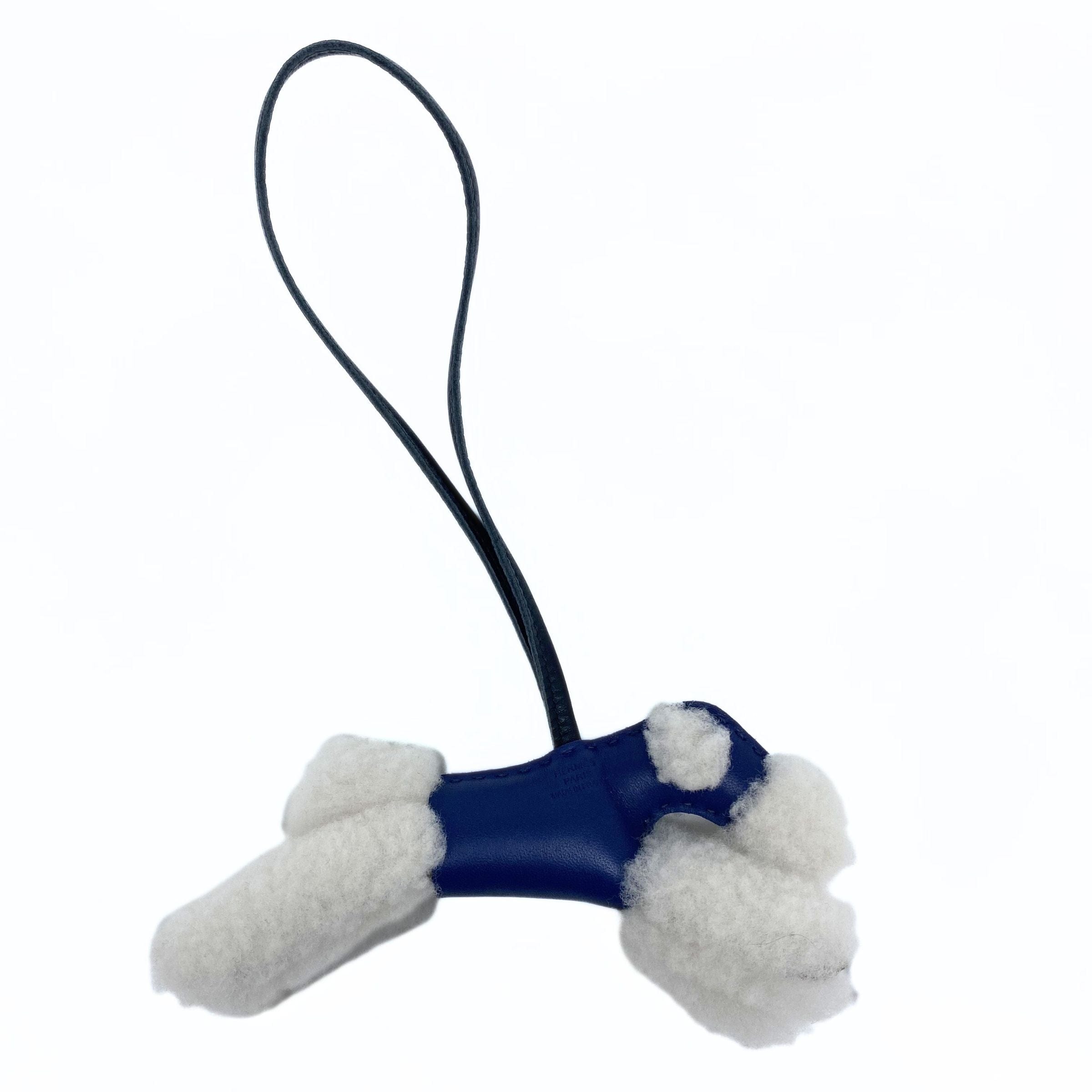 Hermes Milo Hermes Lambskin Poodle Budy Bag Charm