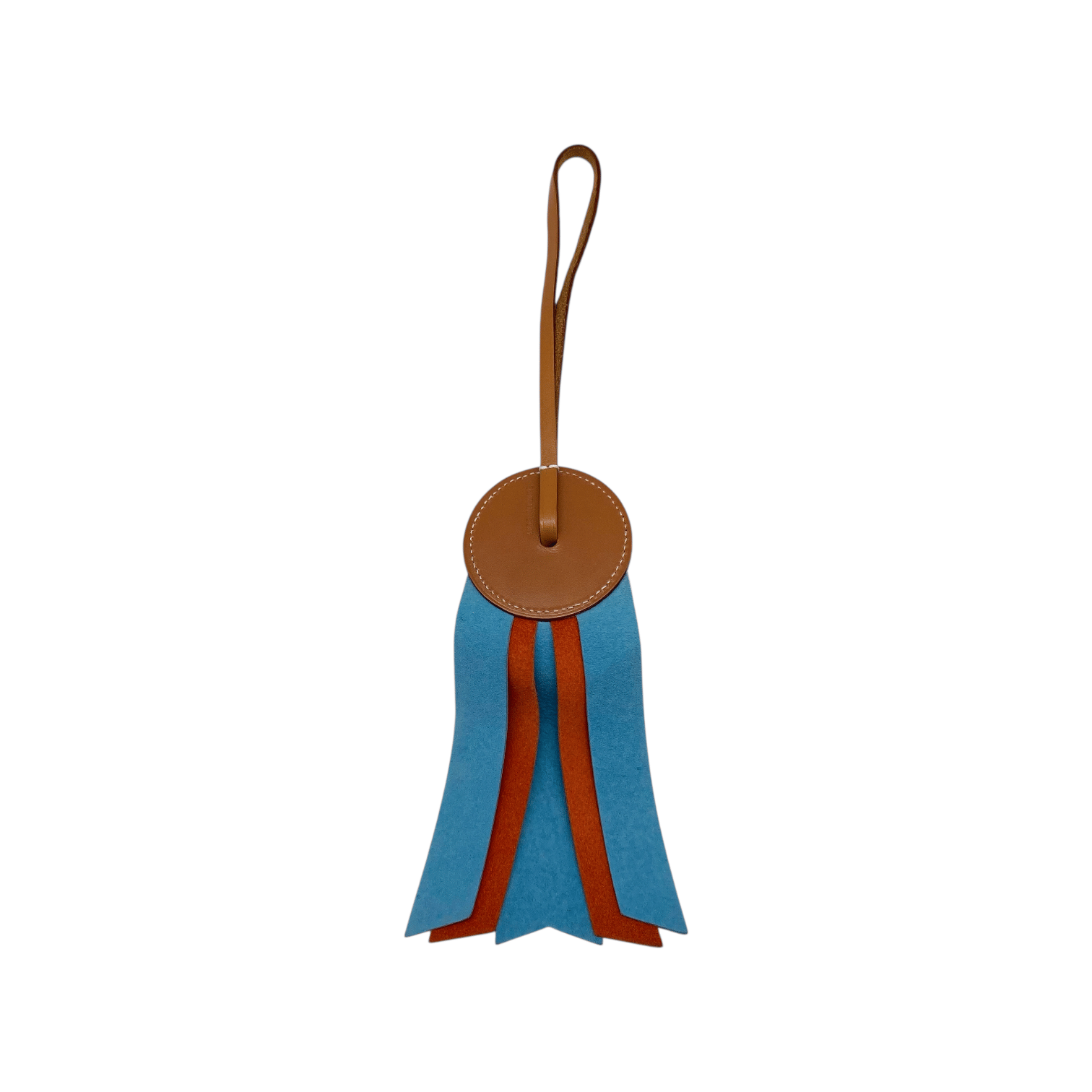 Hermes Gold Orange Blue Clochette Paddock Flot Bag Charm