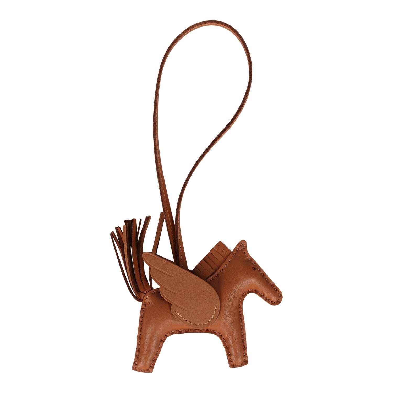Hermes Pegase Rodeo Bag Charm PM Gold Milo Lambskin