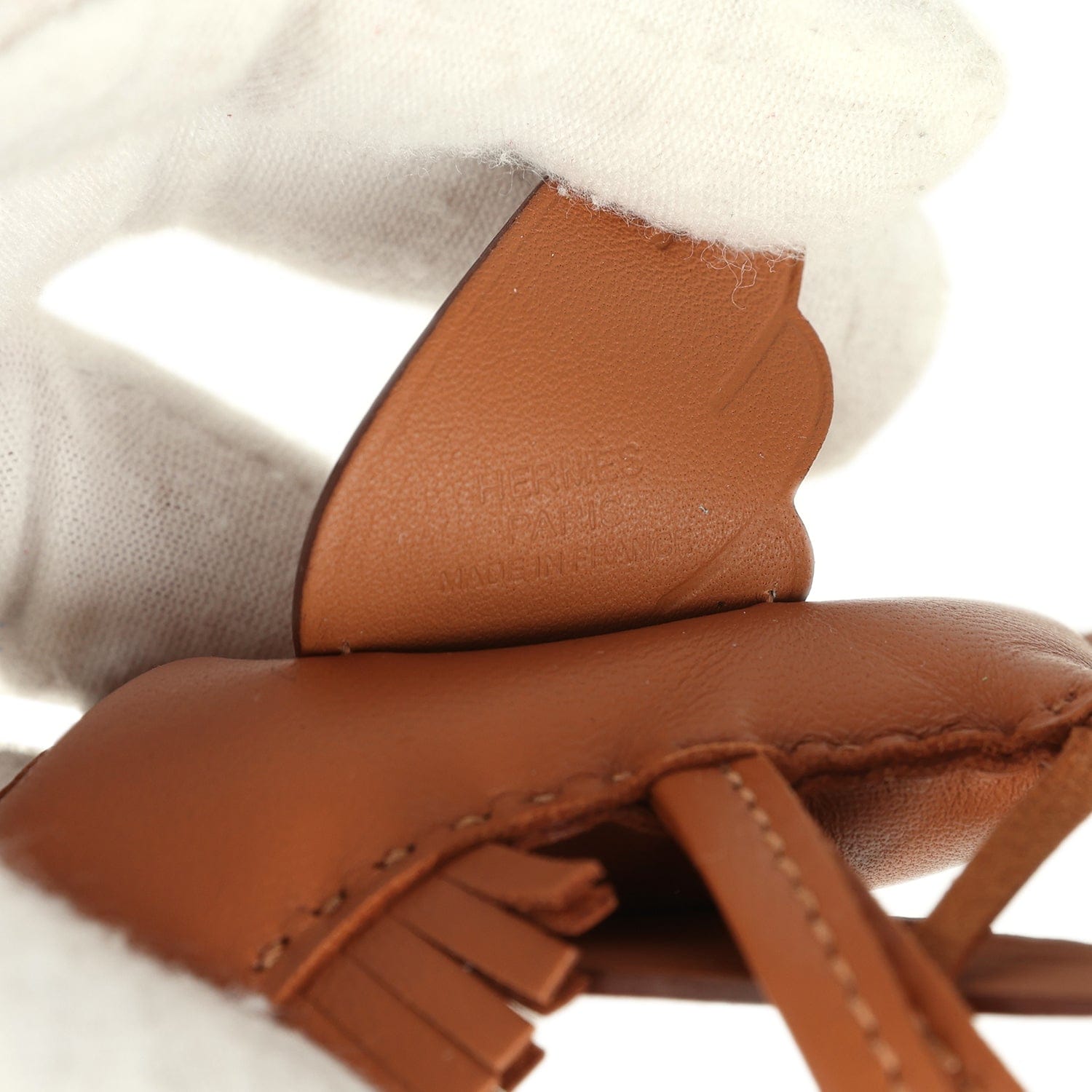 Hermes Pegase Rodeo Bag Charm PM Gold Milo Lambskin