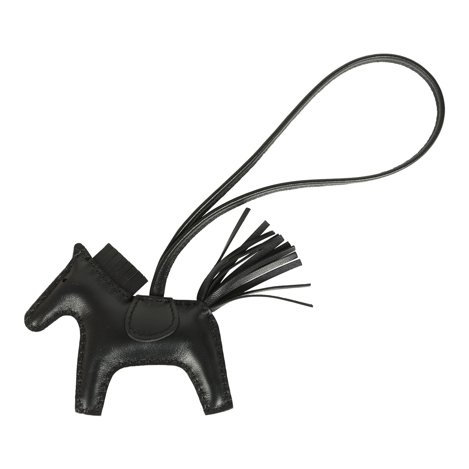 Hermes Rodeo Bag Charm PM So Black Milo Lambskin