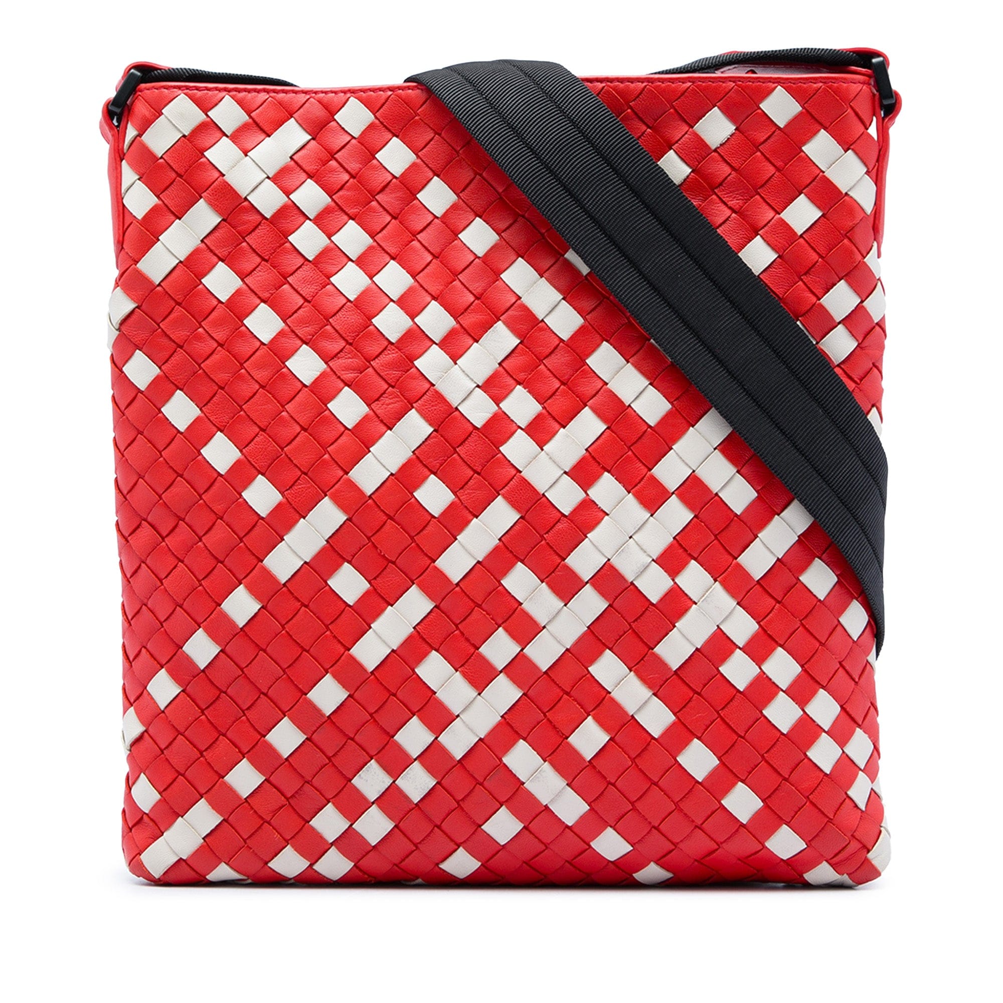 Bottega Veneta Bicolor Nappa Intrecciato Crossbody