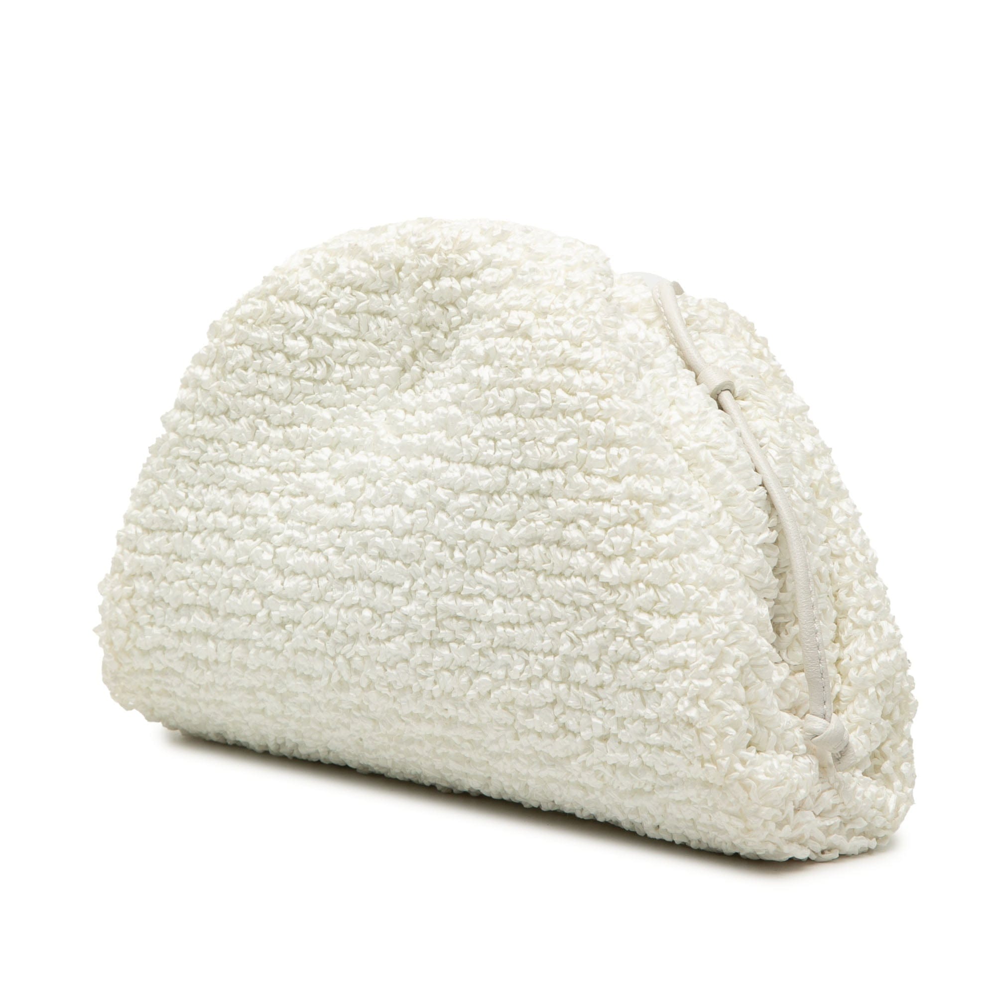 Bottega Veneta Boucle Raffia The Mini Pouch Crossbody