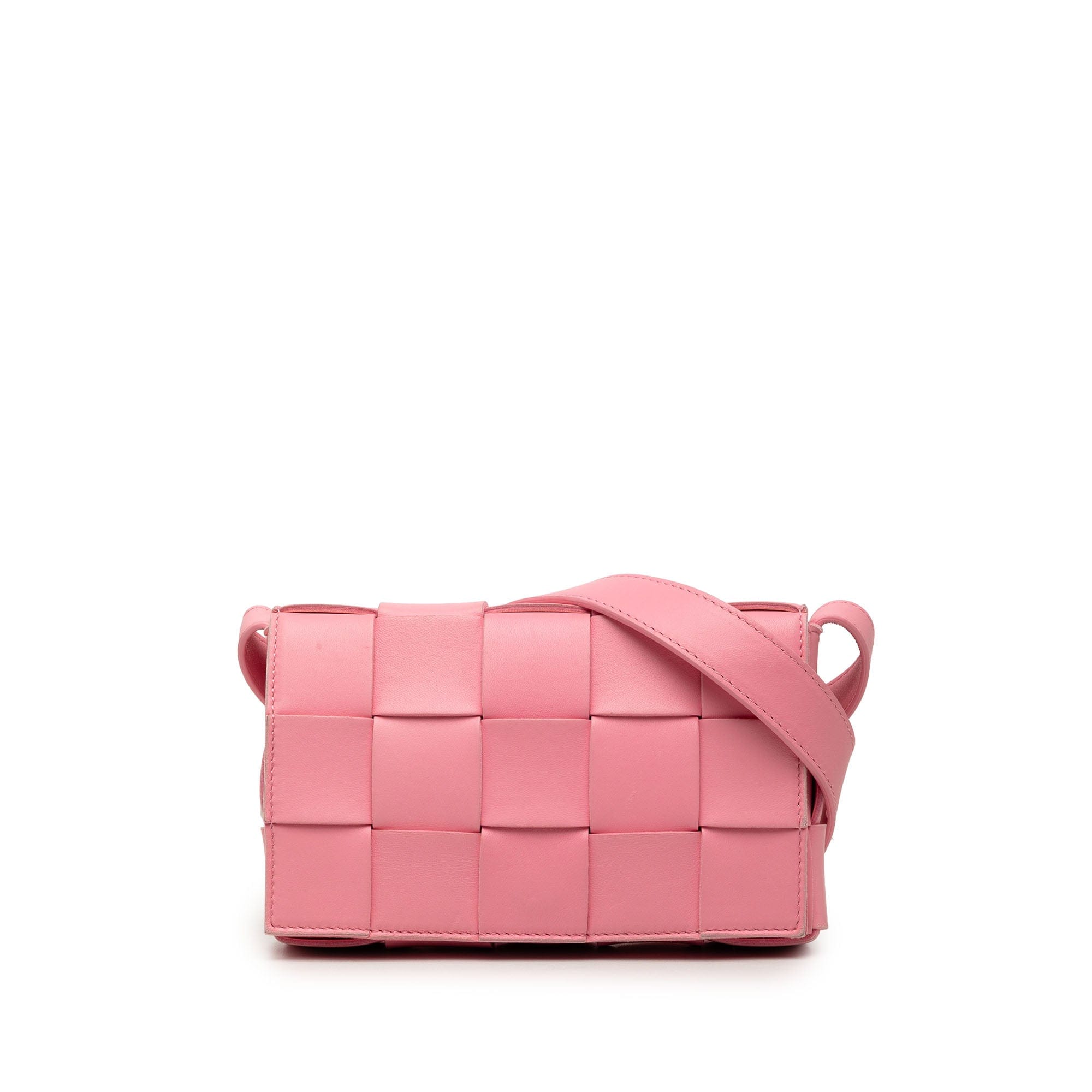 Bottega Veneta Small Nappa Intrecciato Cassette Crossbody