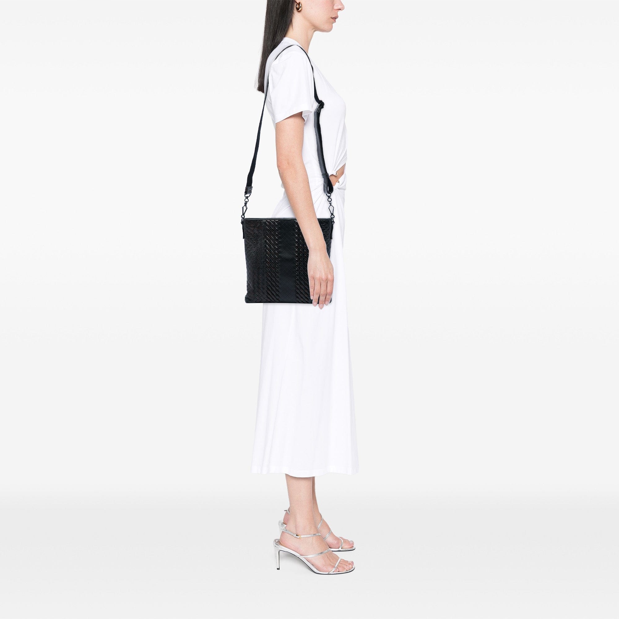 Bottega Veneta Leather Intreccio Imperatore Crossbody